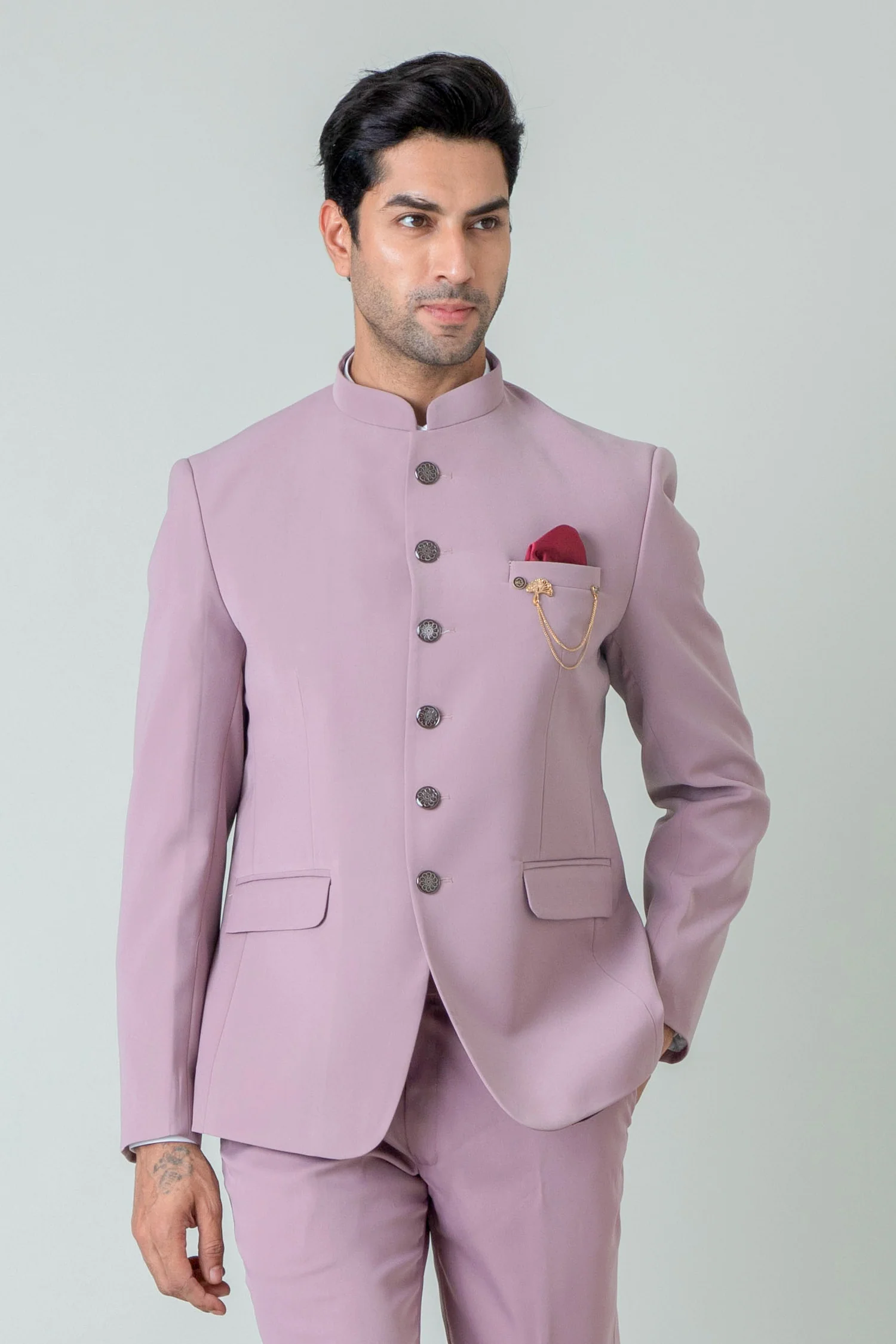 MLS PLAIN JODHPURI SUIT