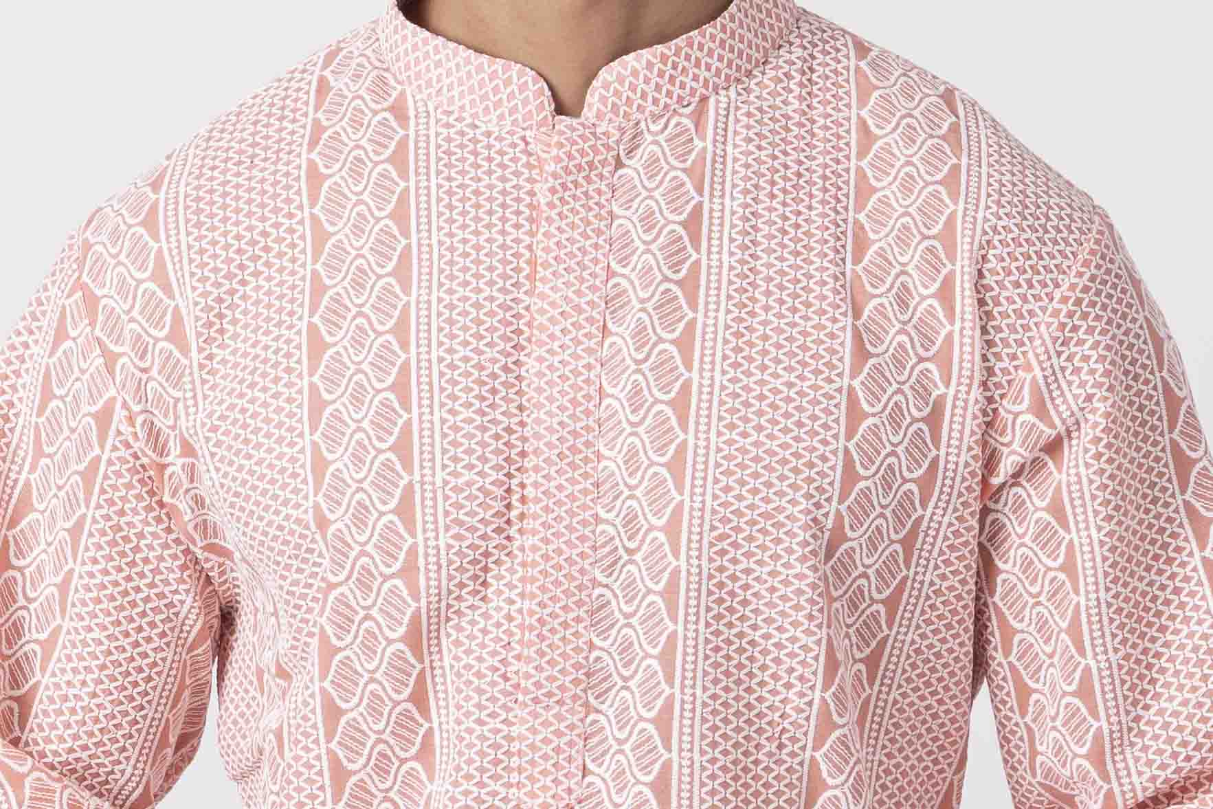 MLS CHIKANKARI KURTA PAJAMA