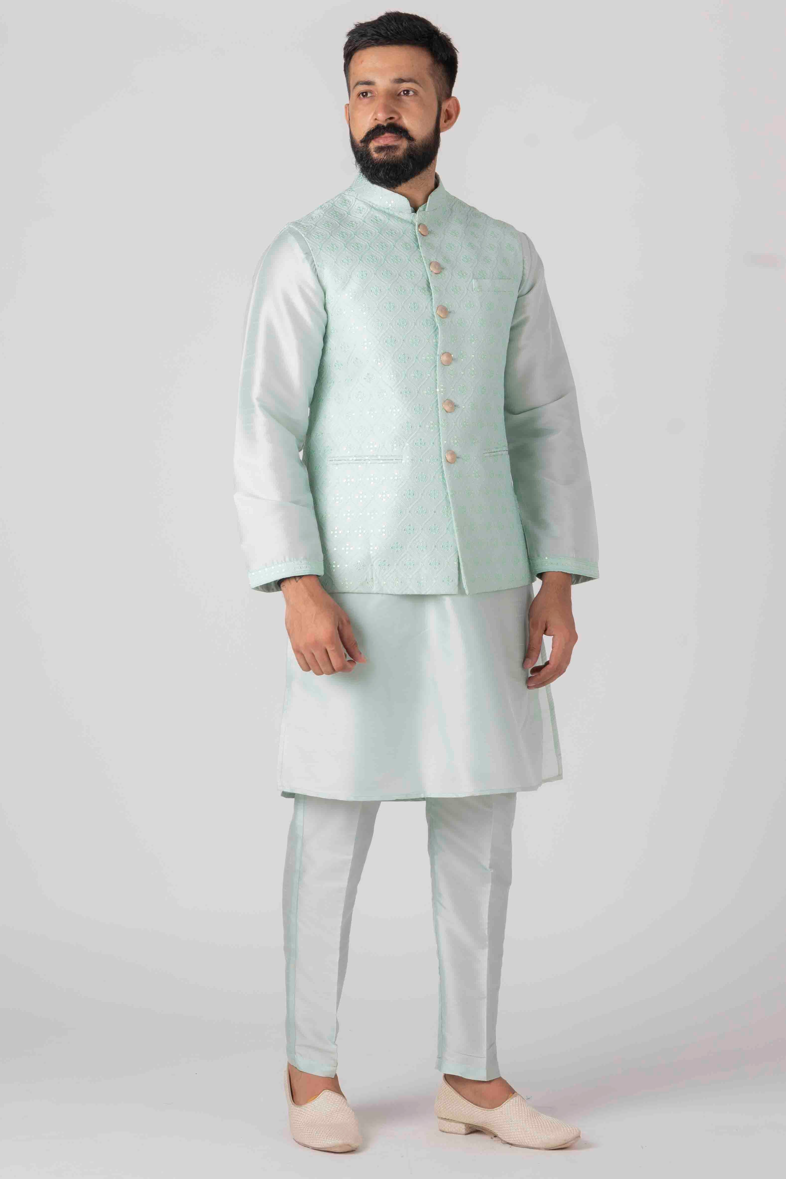 MLS KURTA JAWAHAR SET