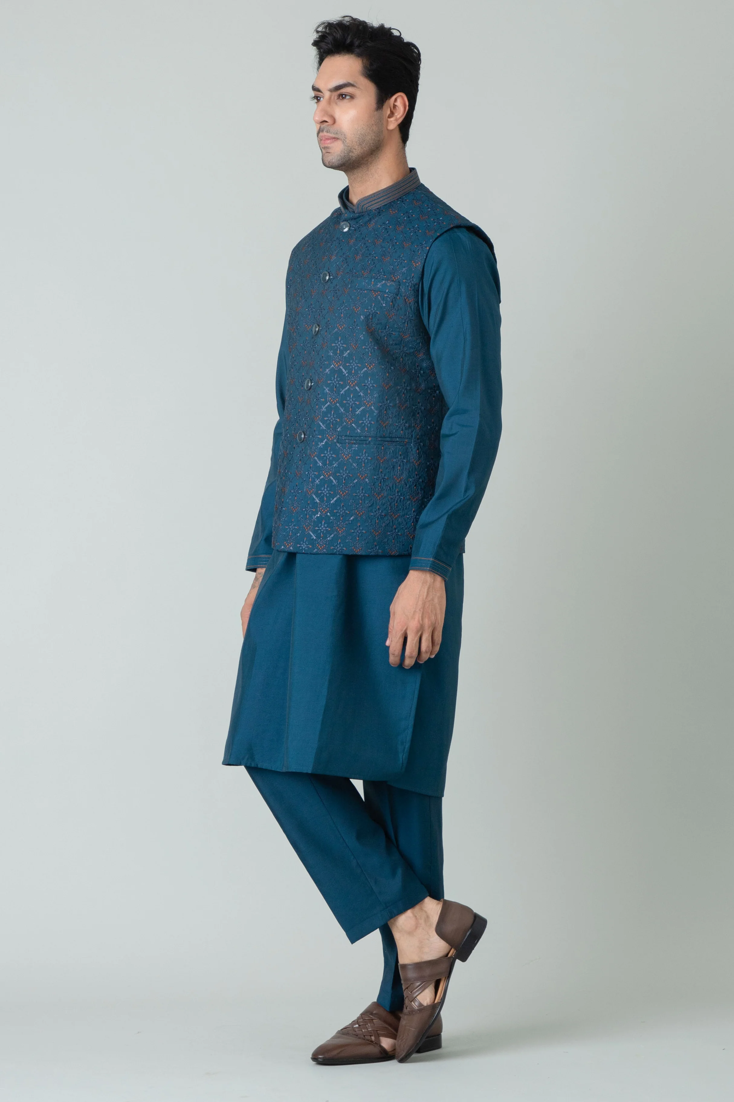 MLS KURTA JAWAHAR SET