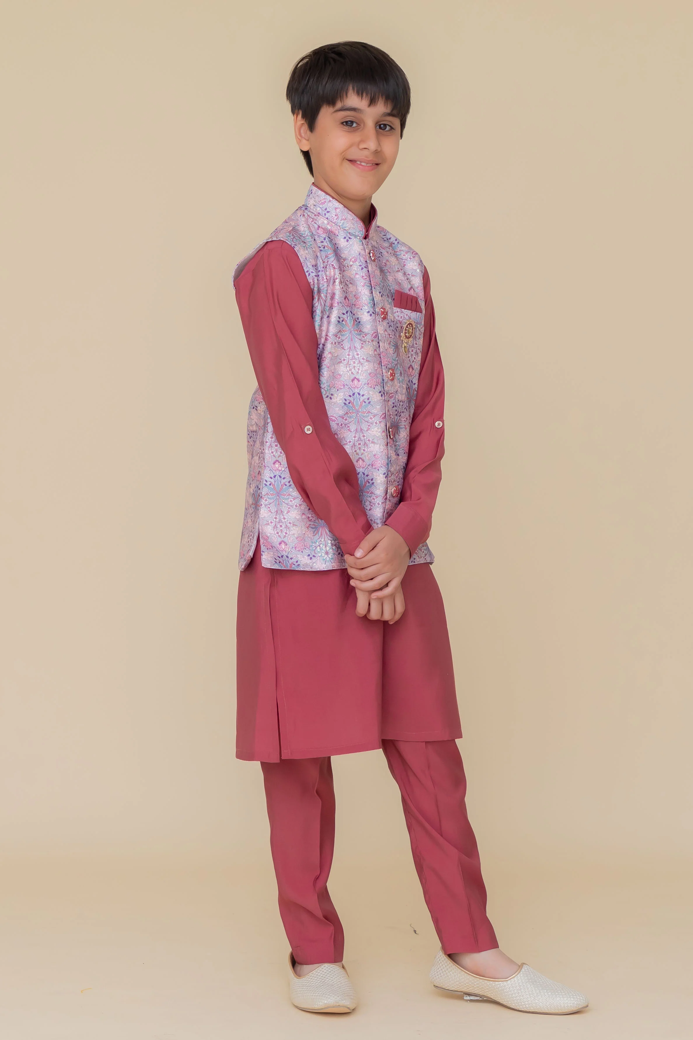 MLS KIDS KURTA JAWAHAR SET