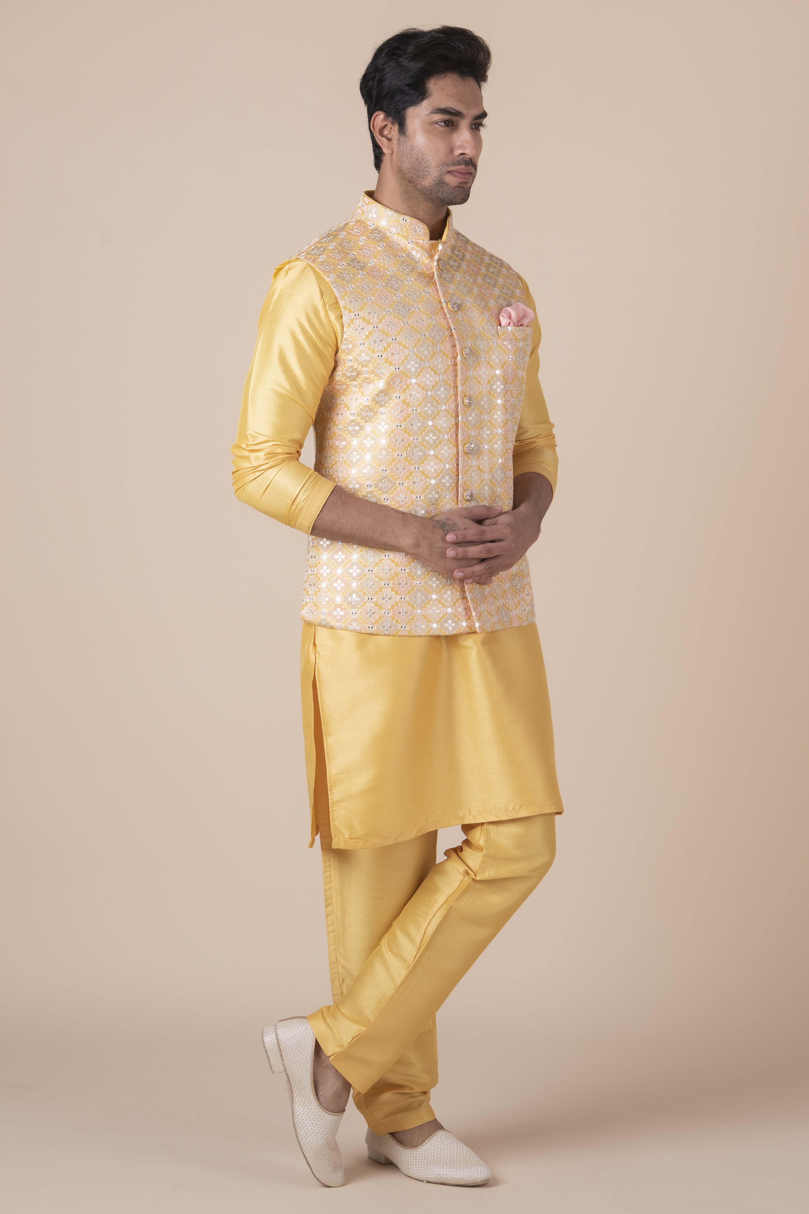 MLS KURTA JAWAHAR SET