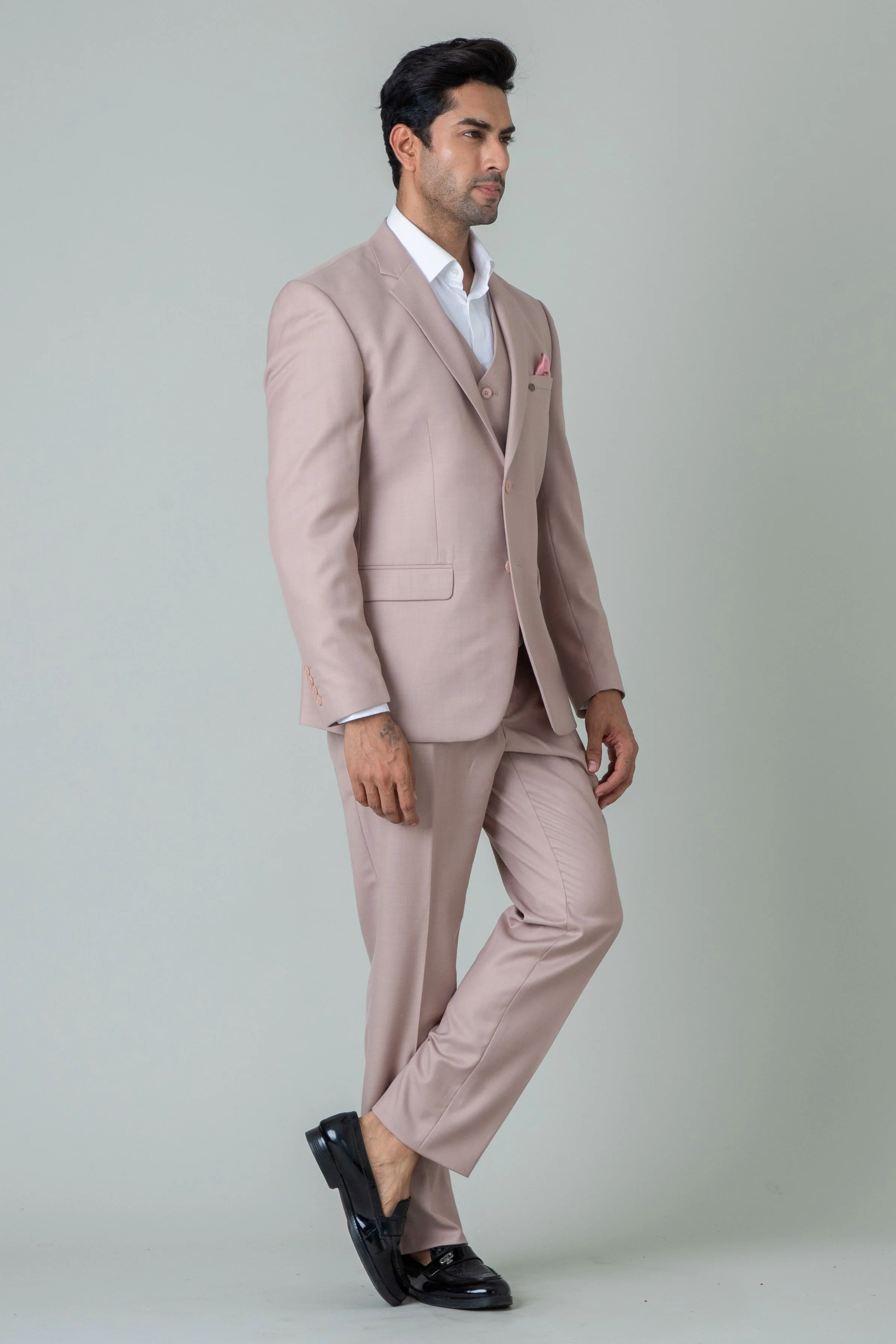 MLS BUSINESS PLAIN SUIT 3PCS
