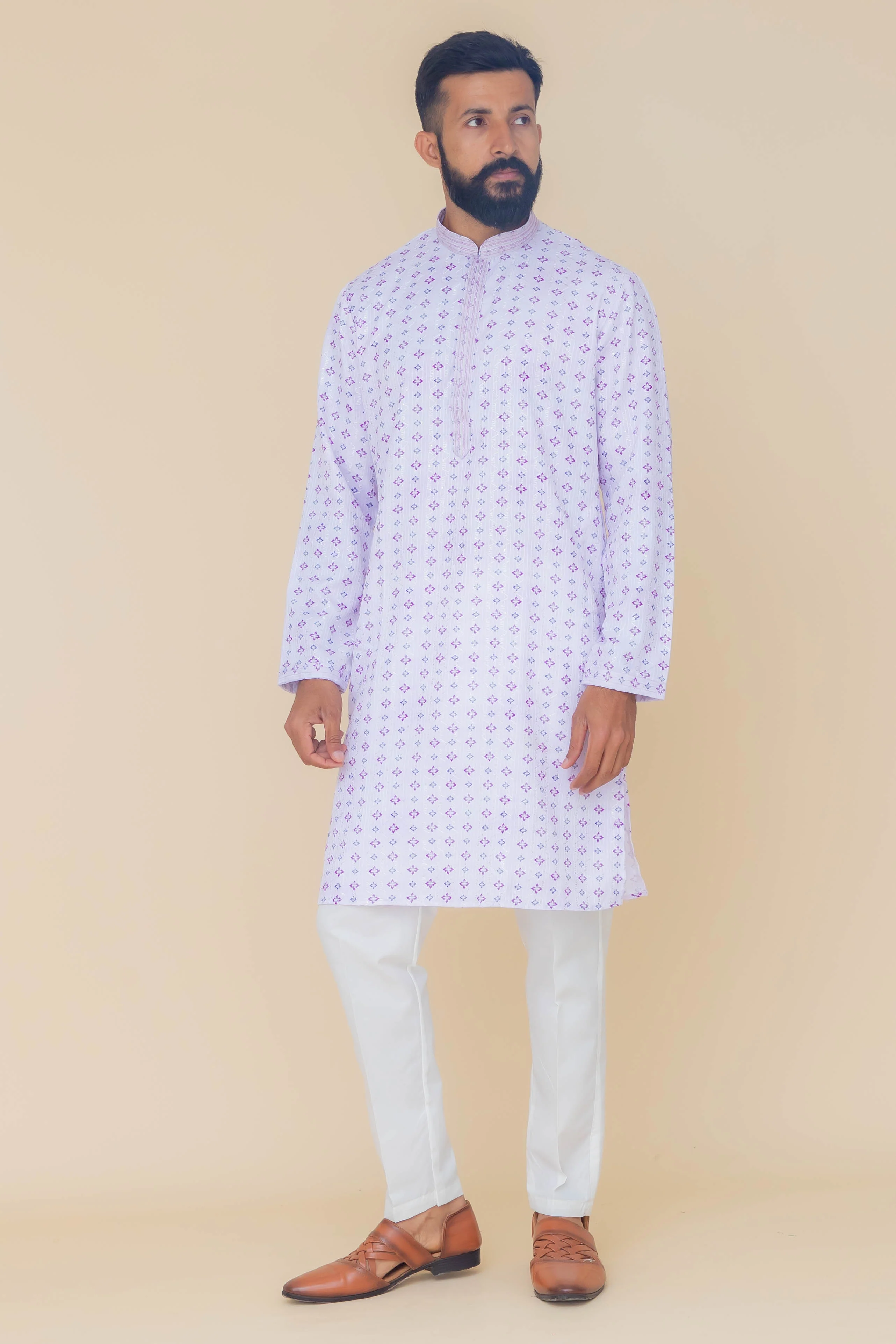 MLS PRINTED KURTA PAJAMA