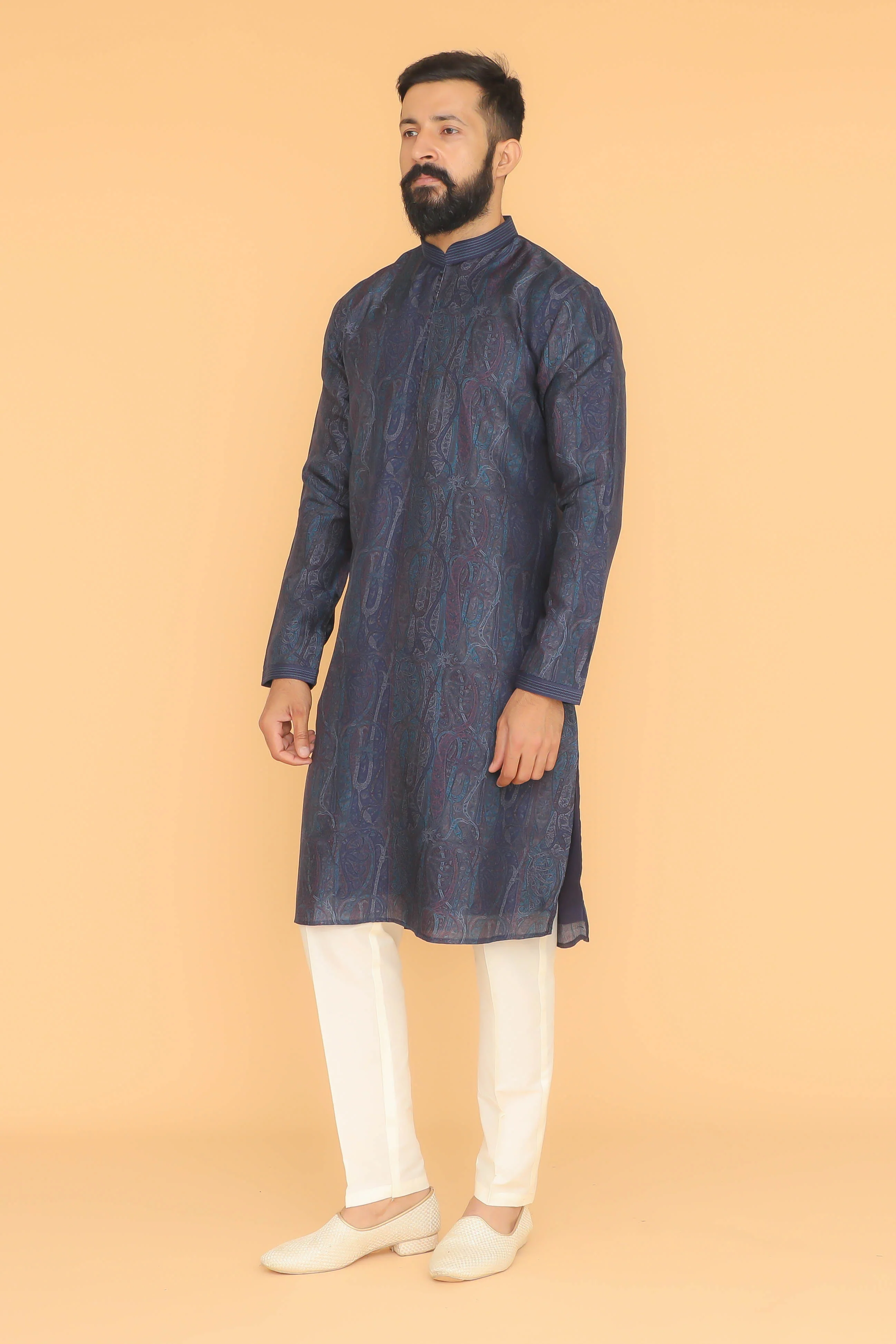 MLS SILK KURTA PAJAMA