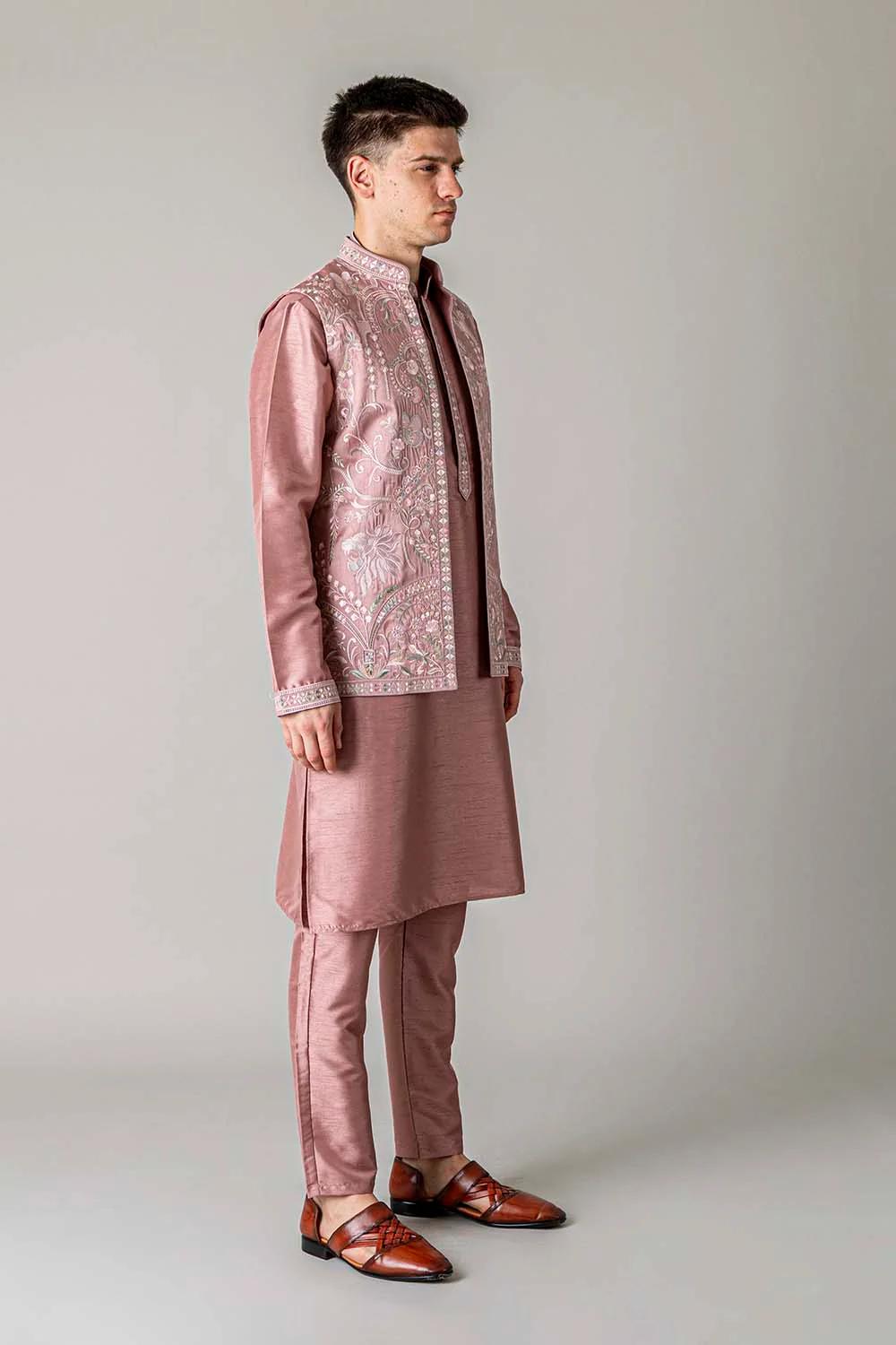 MLS KURTA JAWAHAR SET