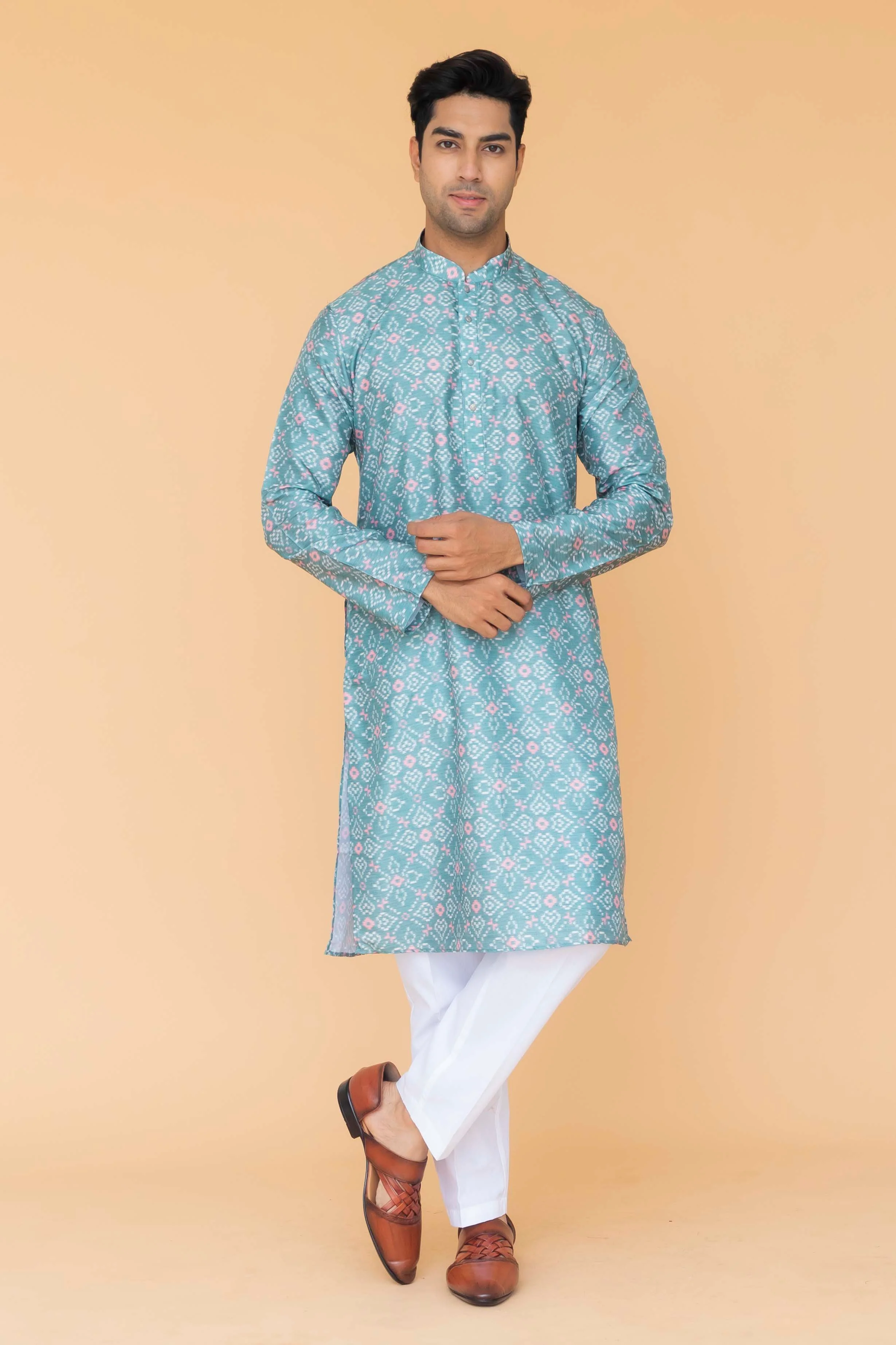 MLS PRINTED KURTA PAJAMA