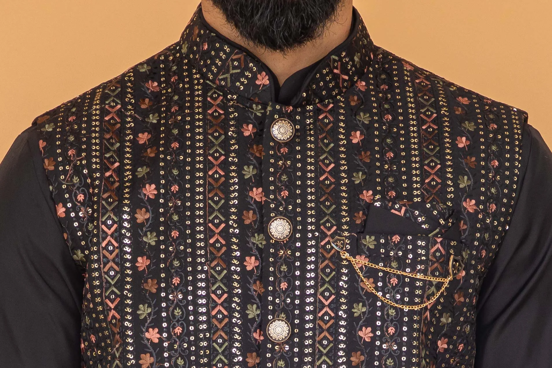 MLS KURTA JAWAHAR SET