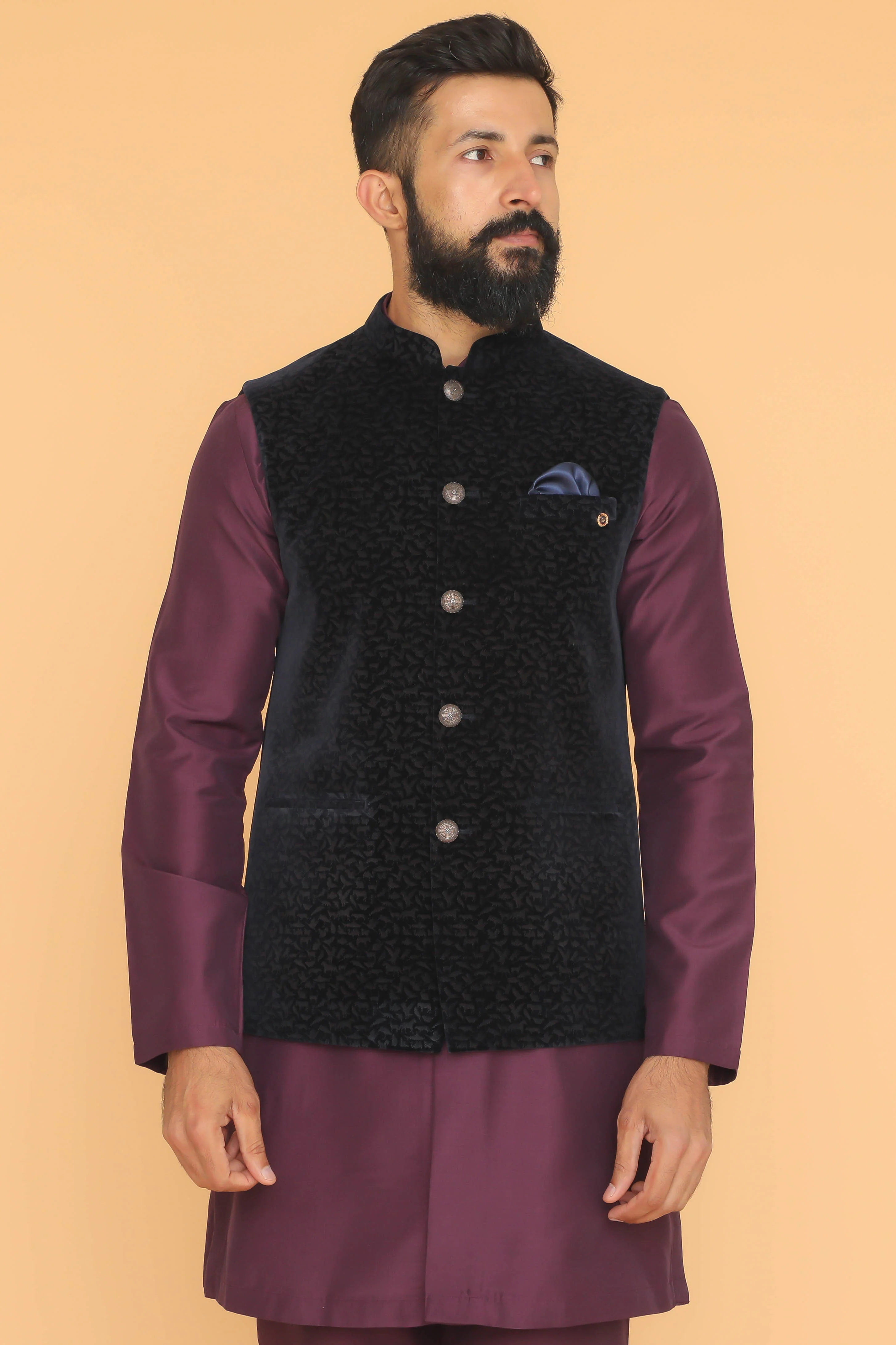MLS VELVET JAWAHAR JACKET