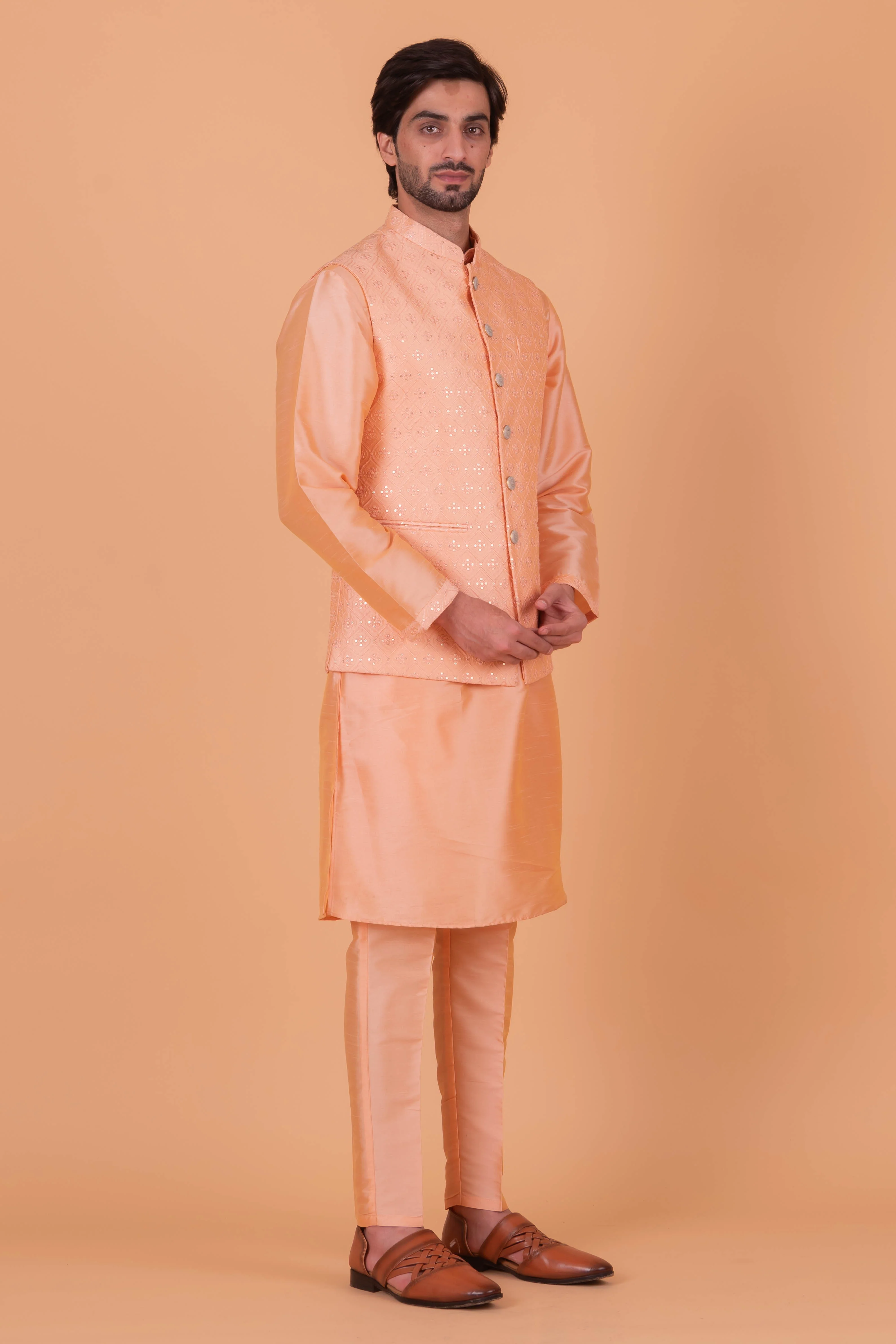 MLS KURTA JAWAHAR SET