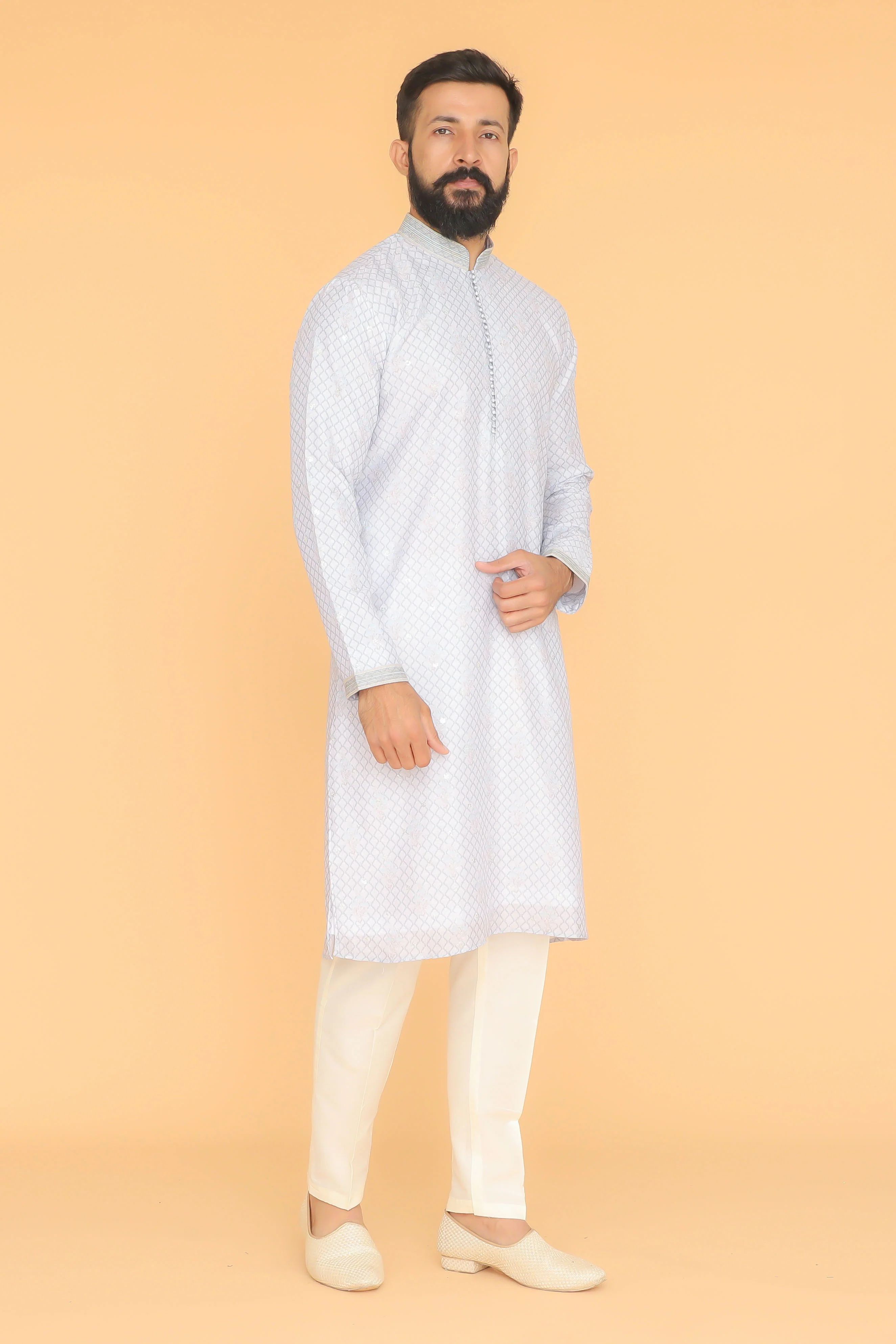 MLS SILK KURTA PAJAMA