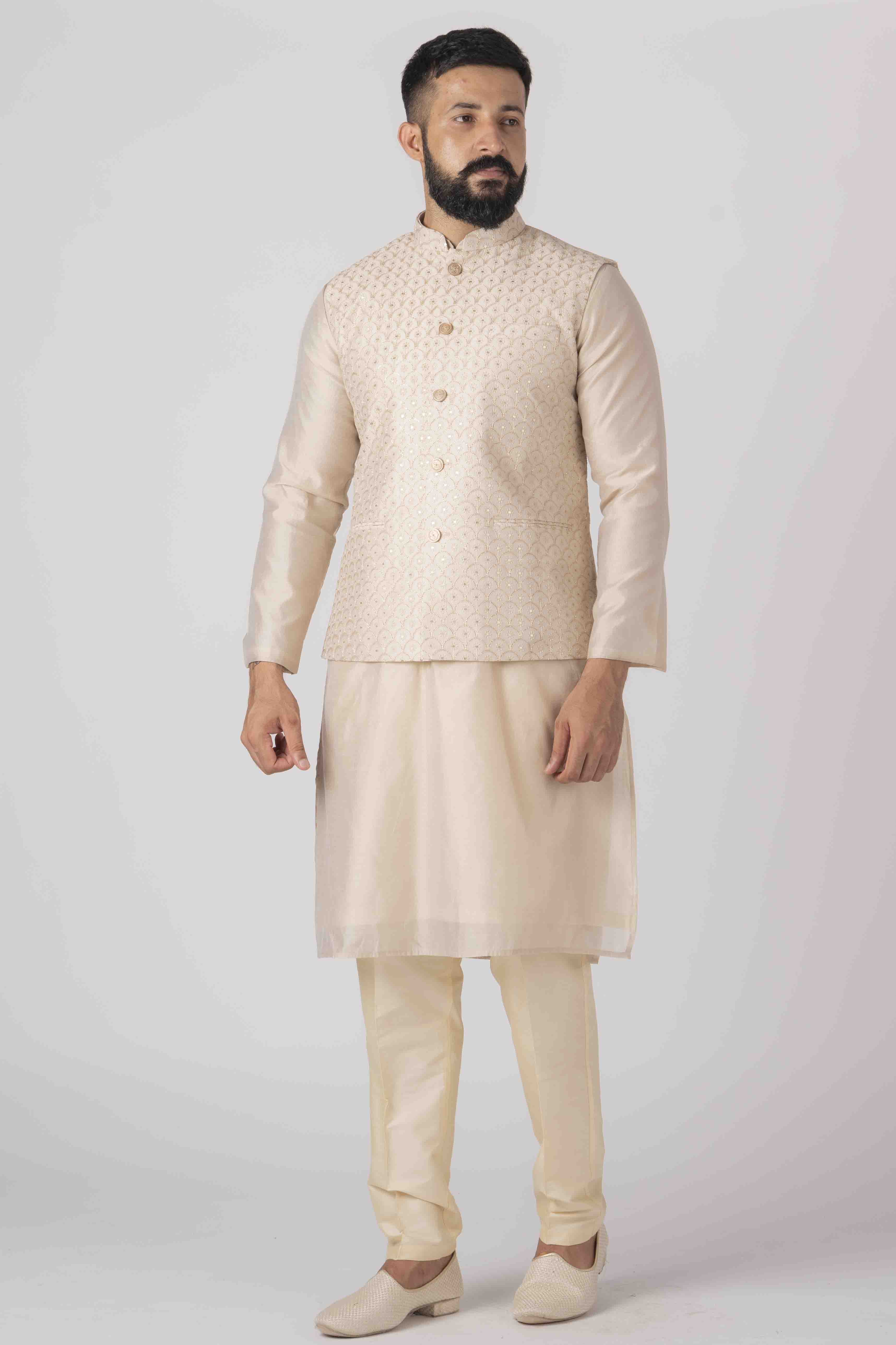 MLS KURTA JAWAHAR SET