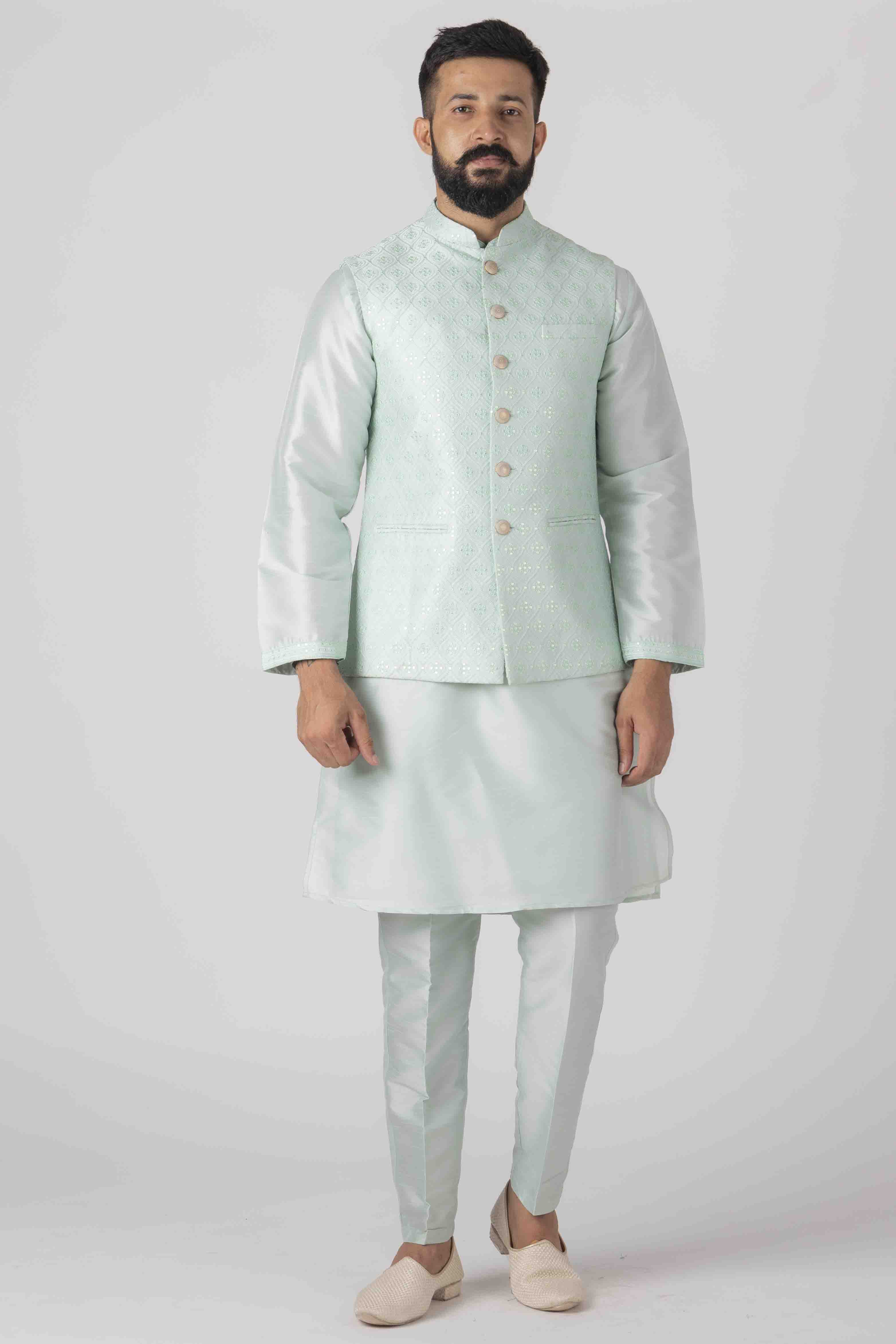 MLS KURTA JAWAHAR SET