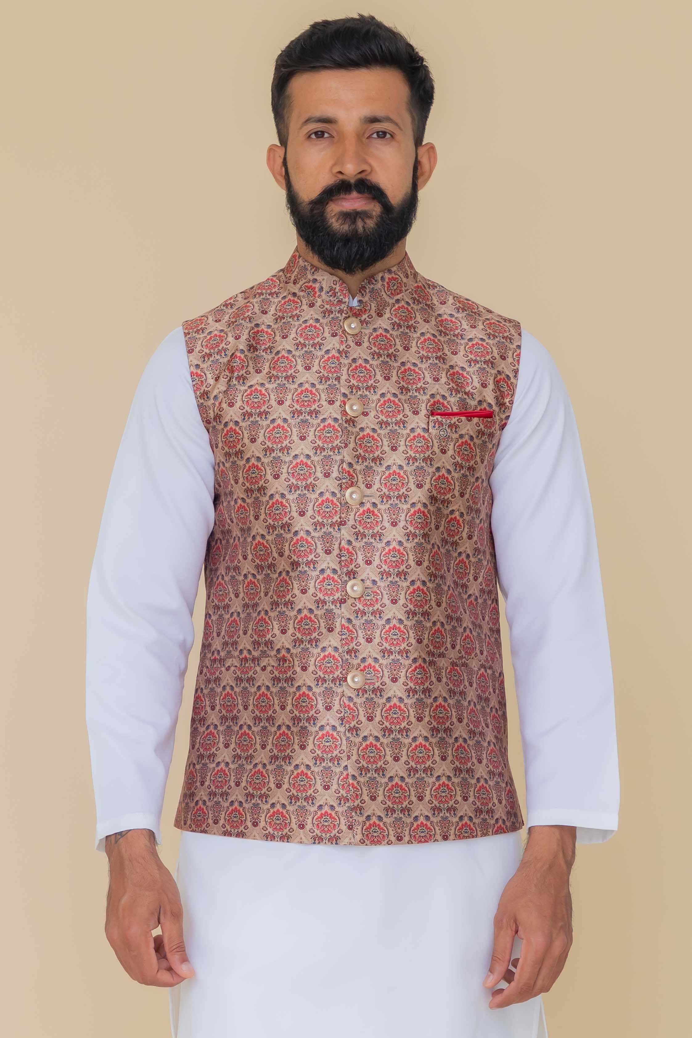 MLS PRINT JAWAHAR JACKET