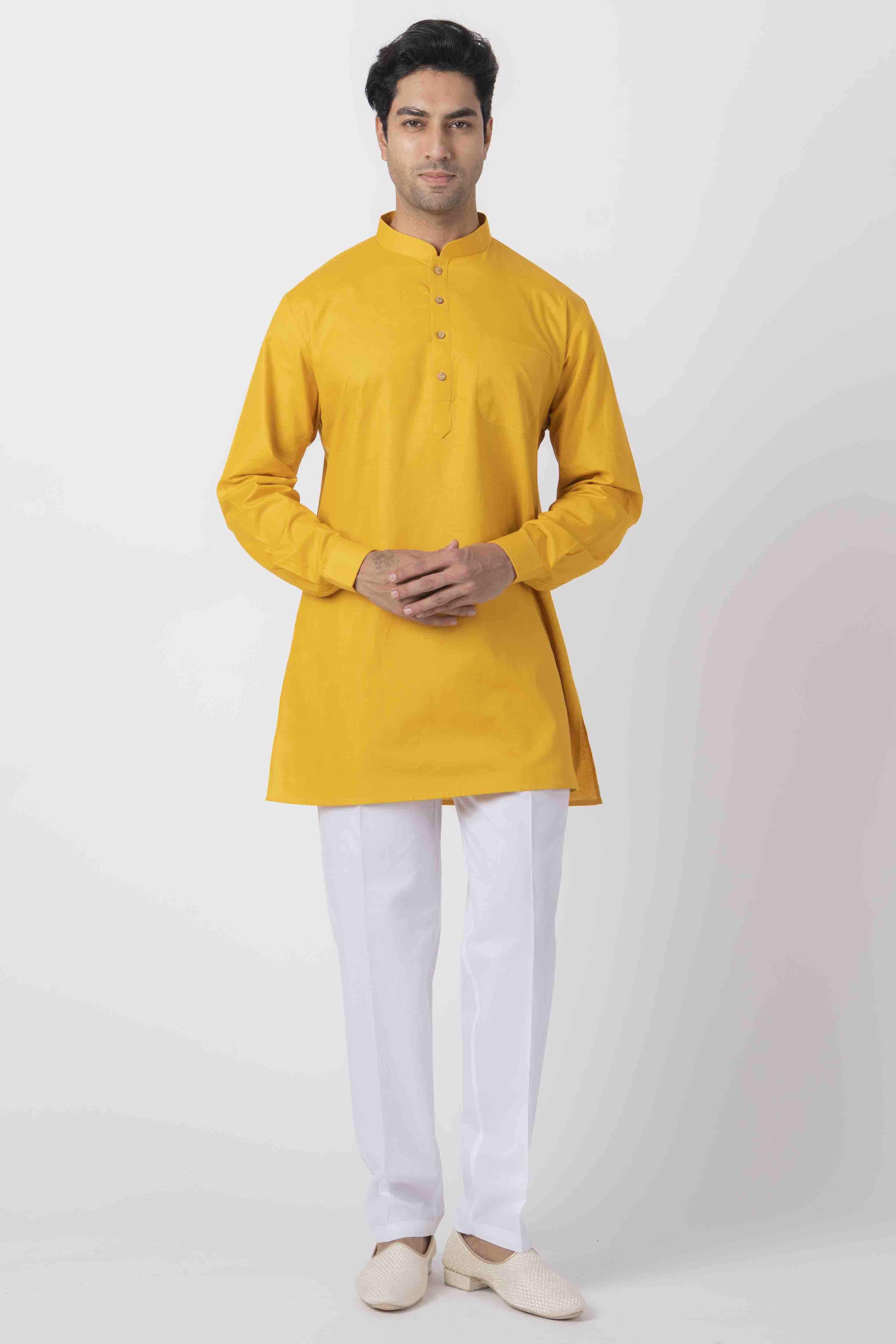 MLS COTTON KURTA ( MID LENGTH)