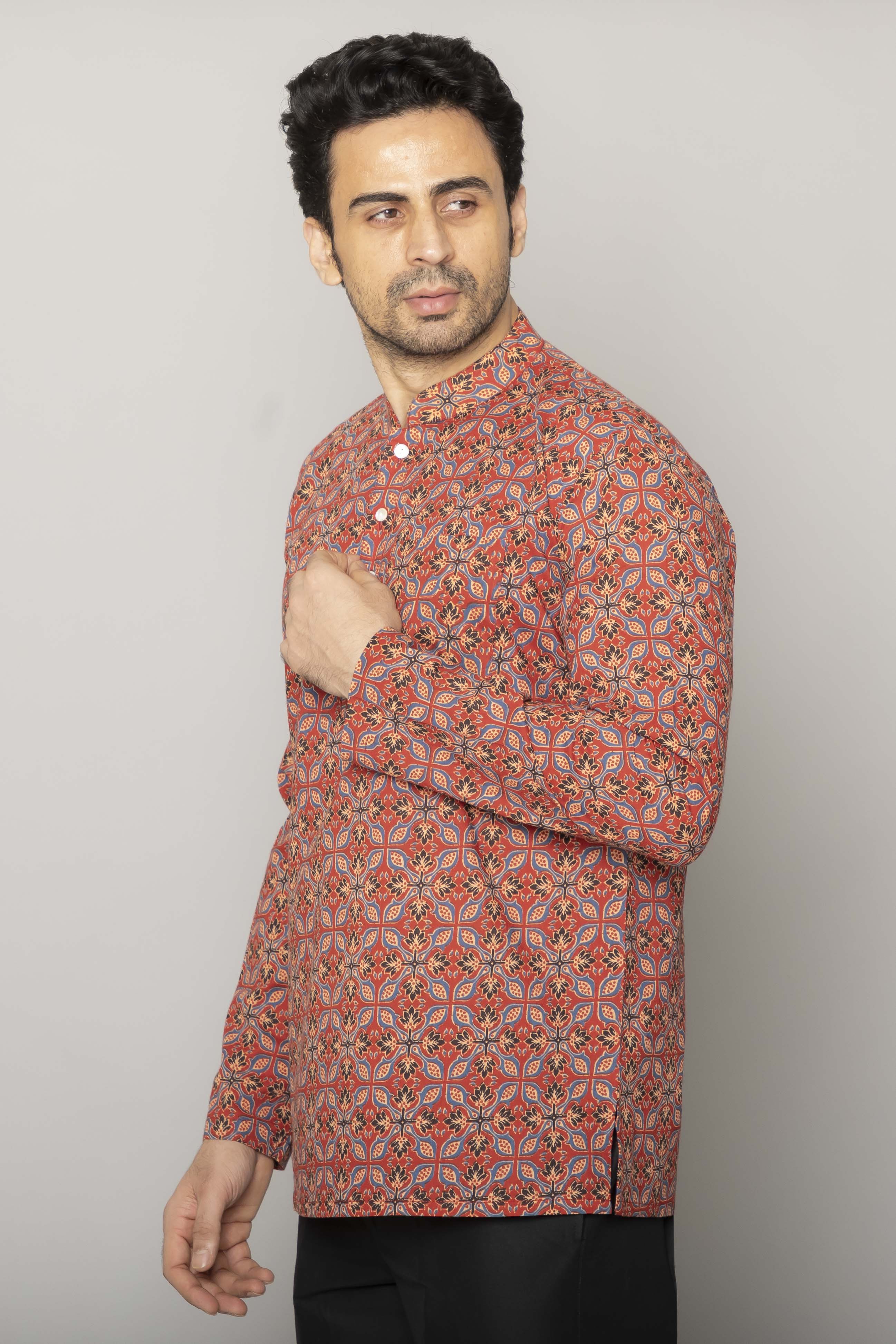 MLS SHORT KURTA FULL SLEEVES