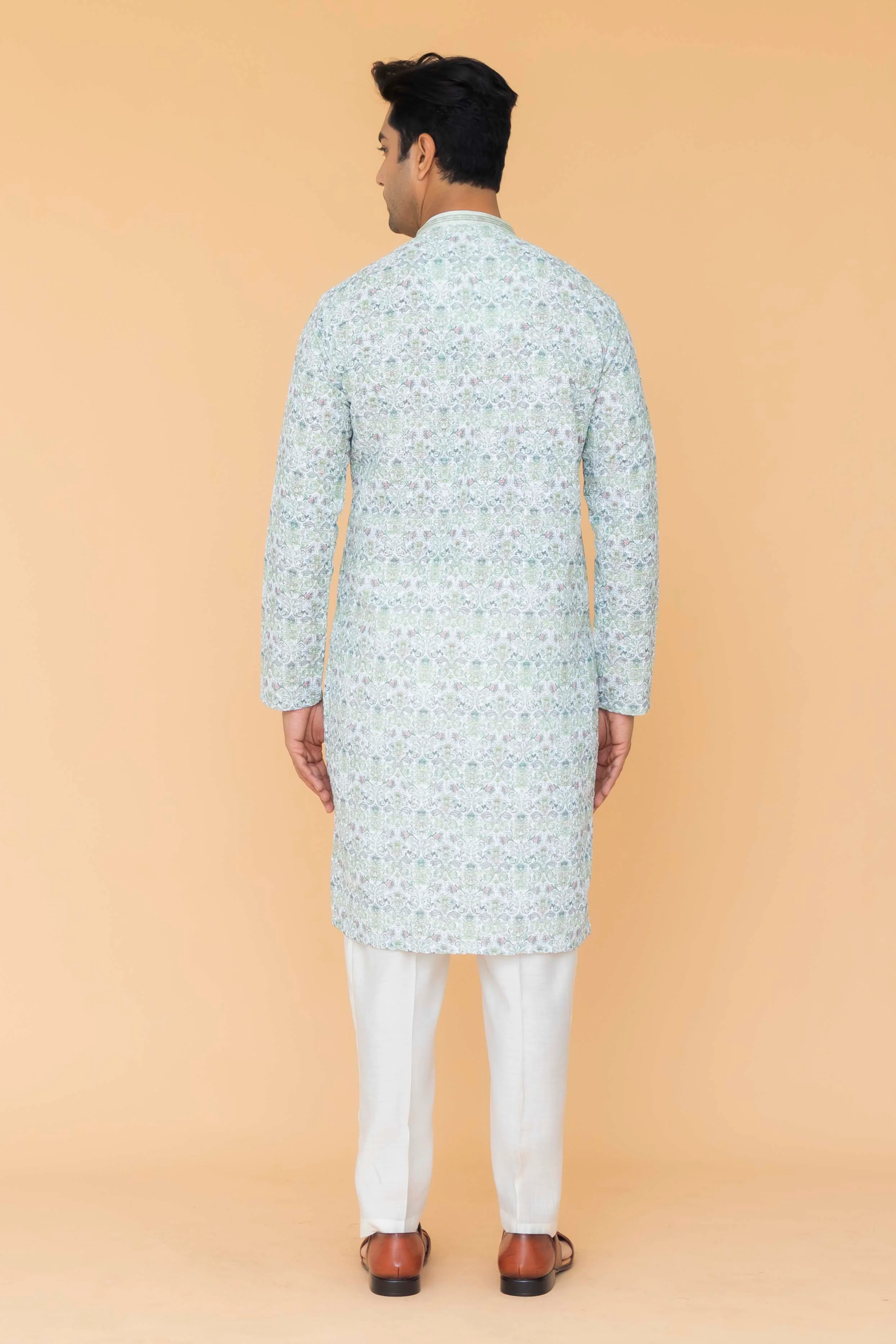 MLS PRINTED KURTA PAJAMA