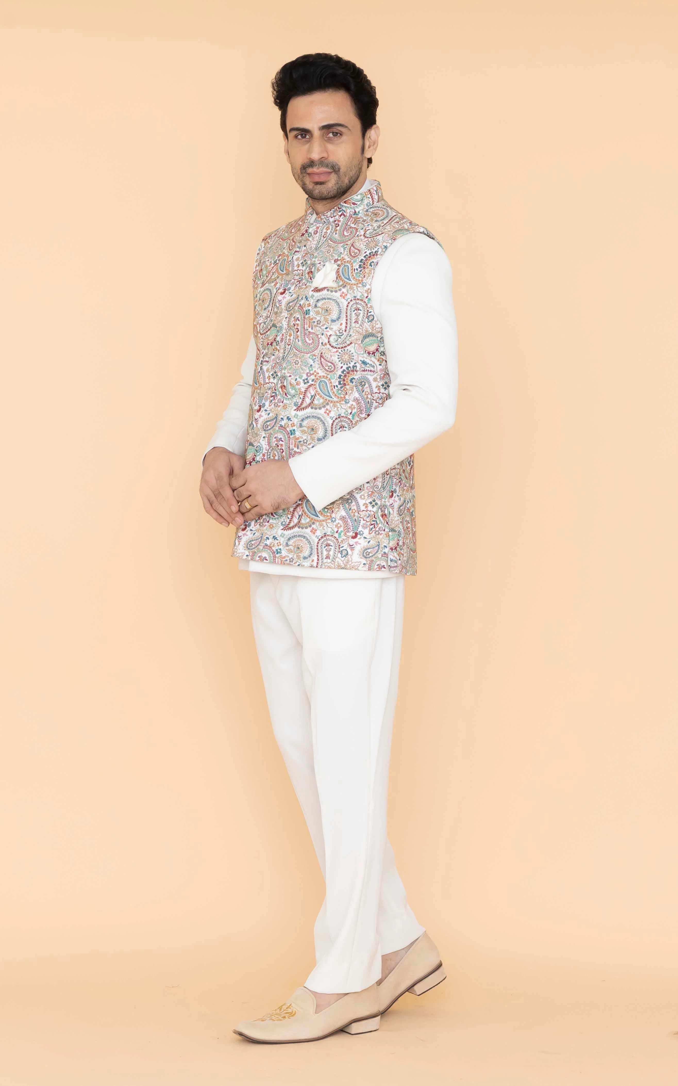 MLS JODHPURI SUIT 3 PCS