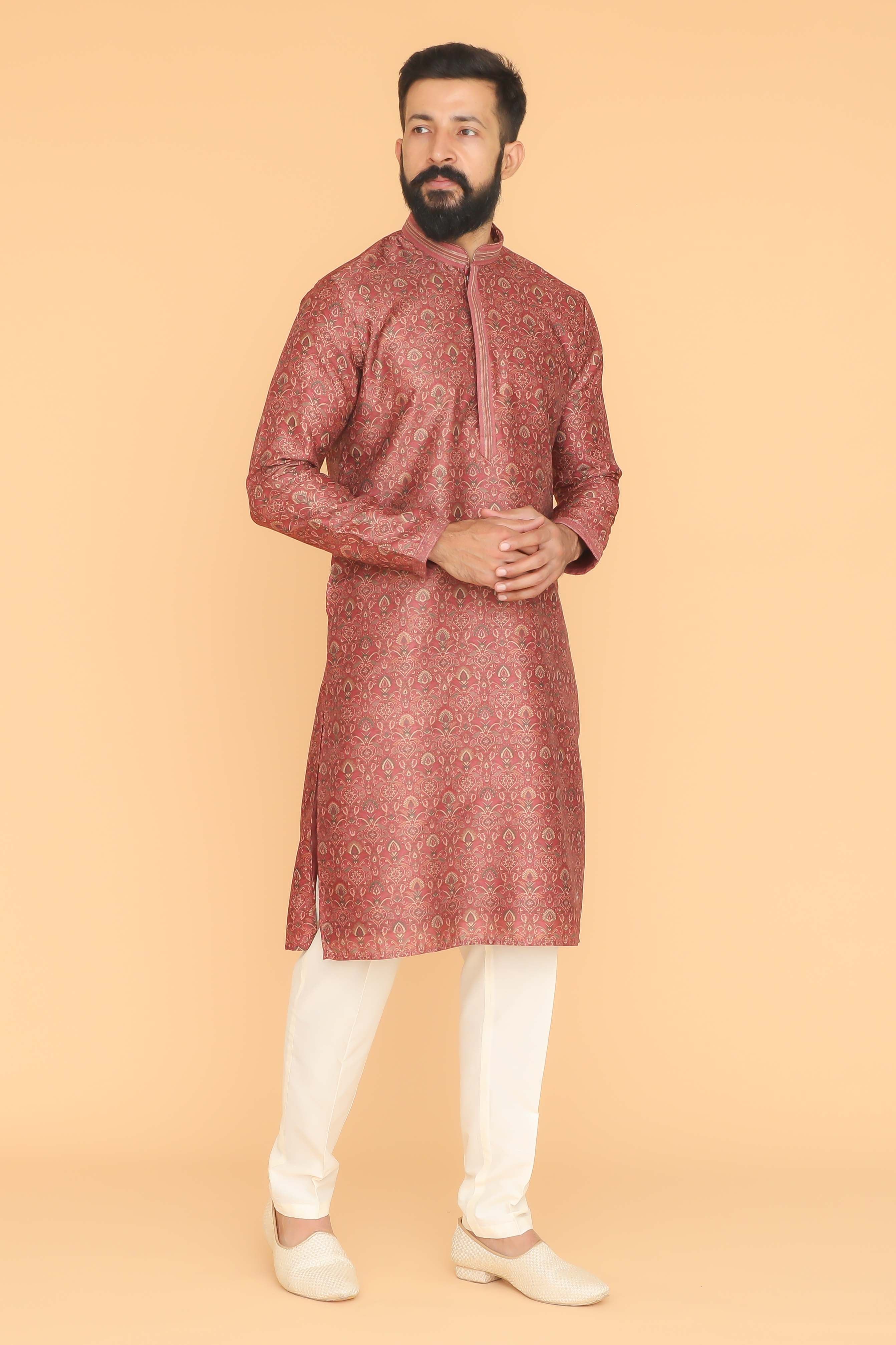 MLS PRINTED KURTA PAJAMA