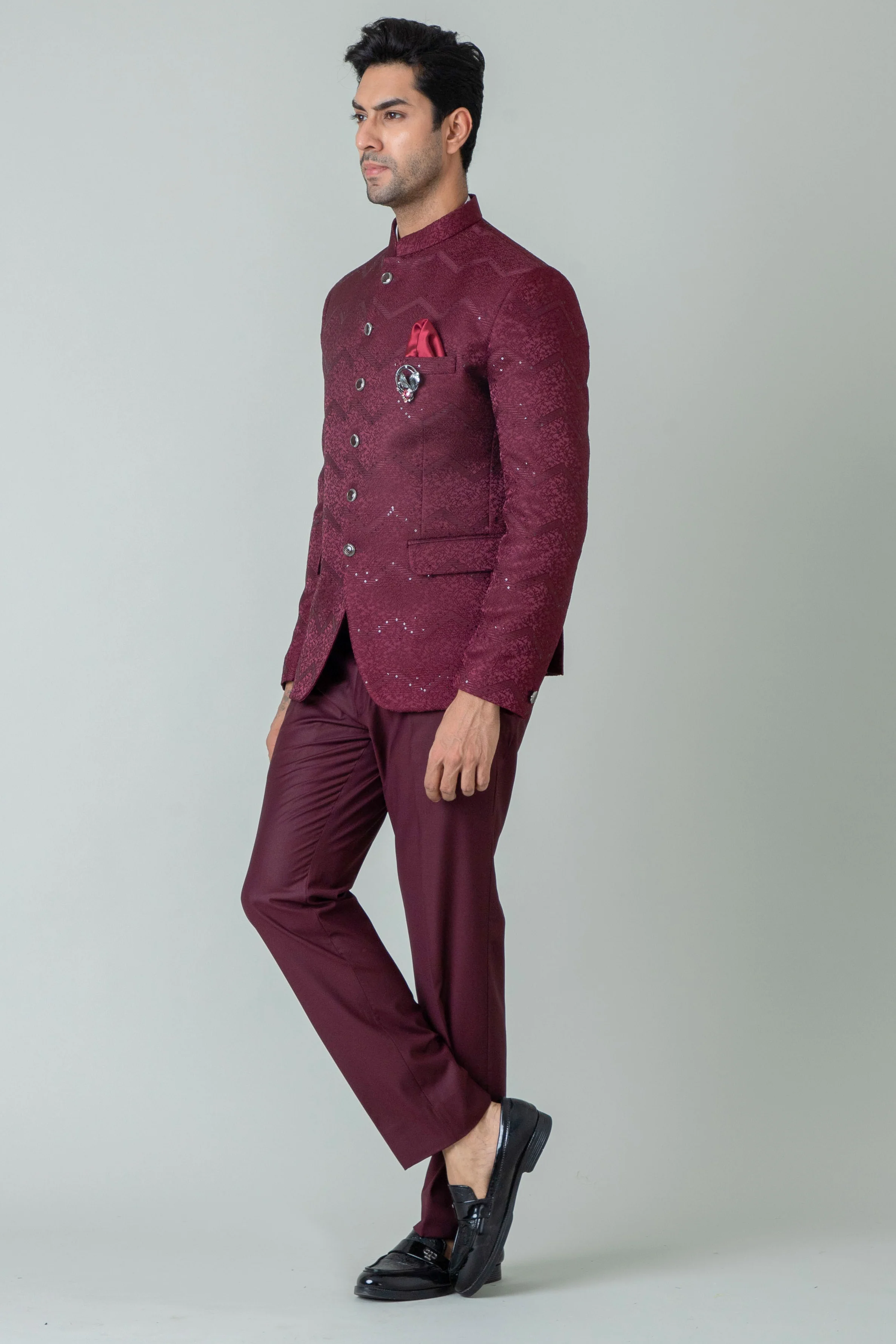 MLS PRINTED JODHPURI SUIT