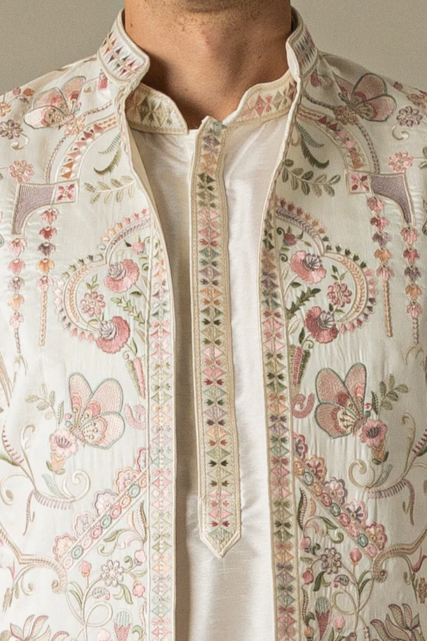 MLS KURTA JAWAHAR SET