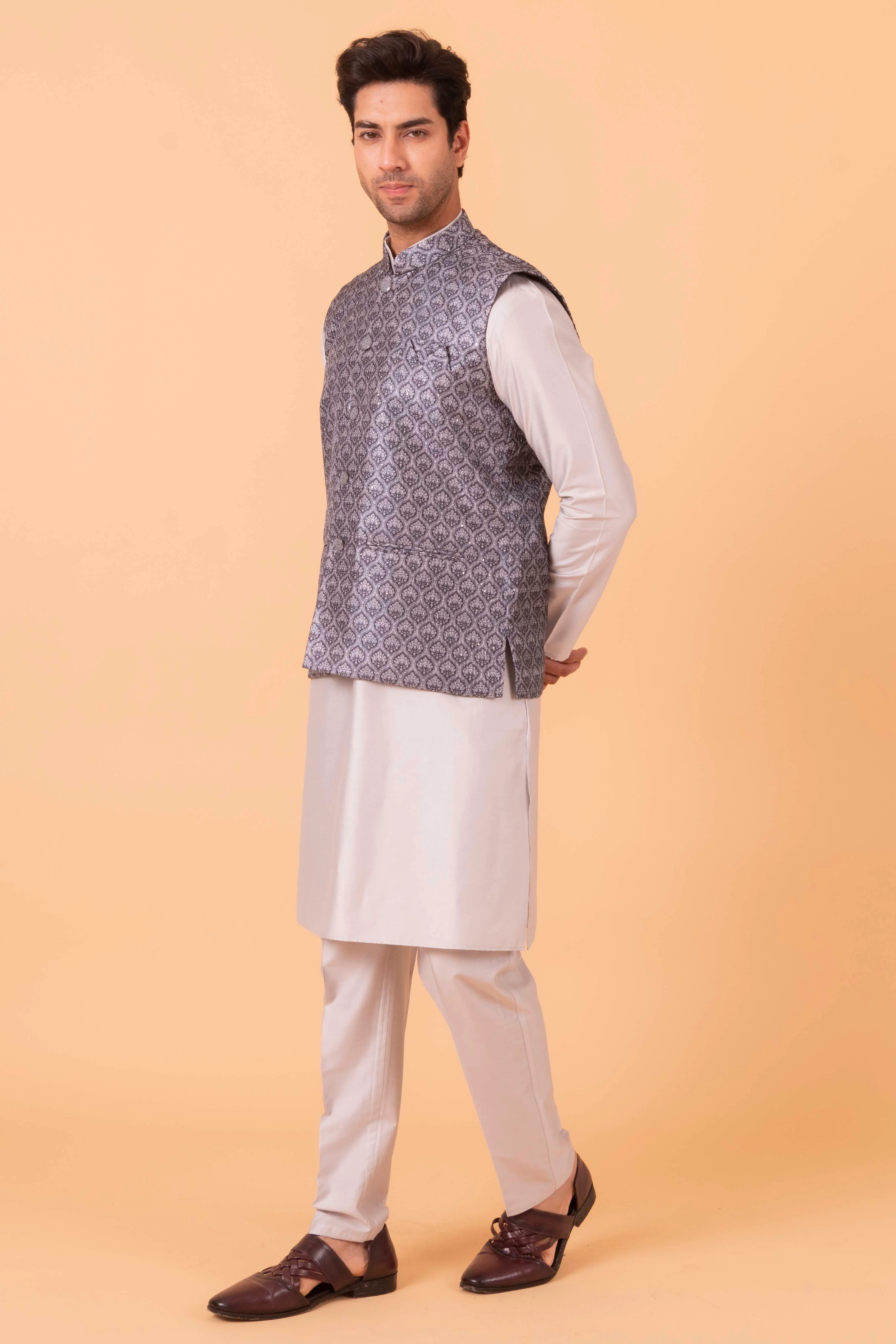MLS KURTA JAWAHAR SET