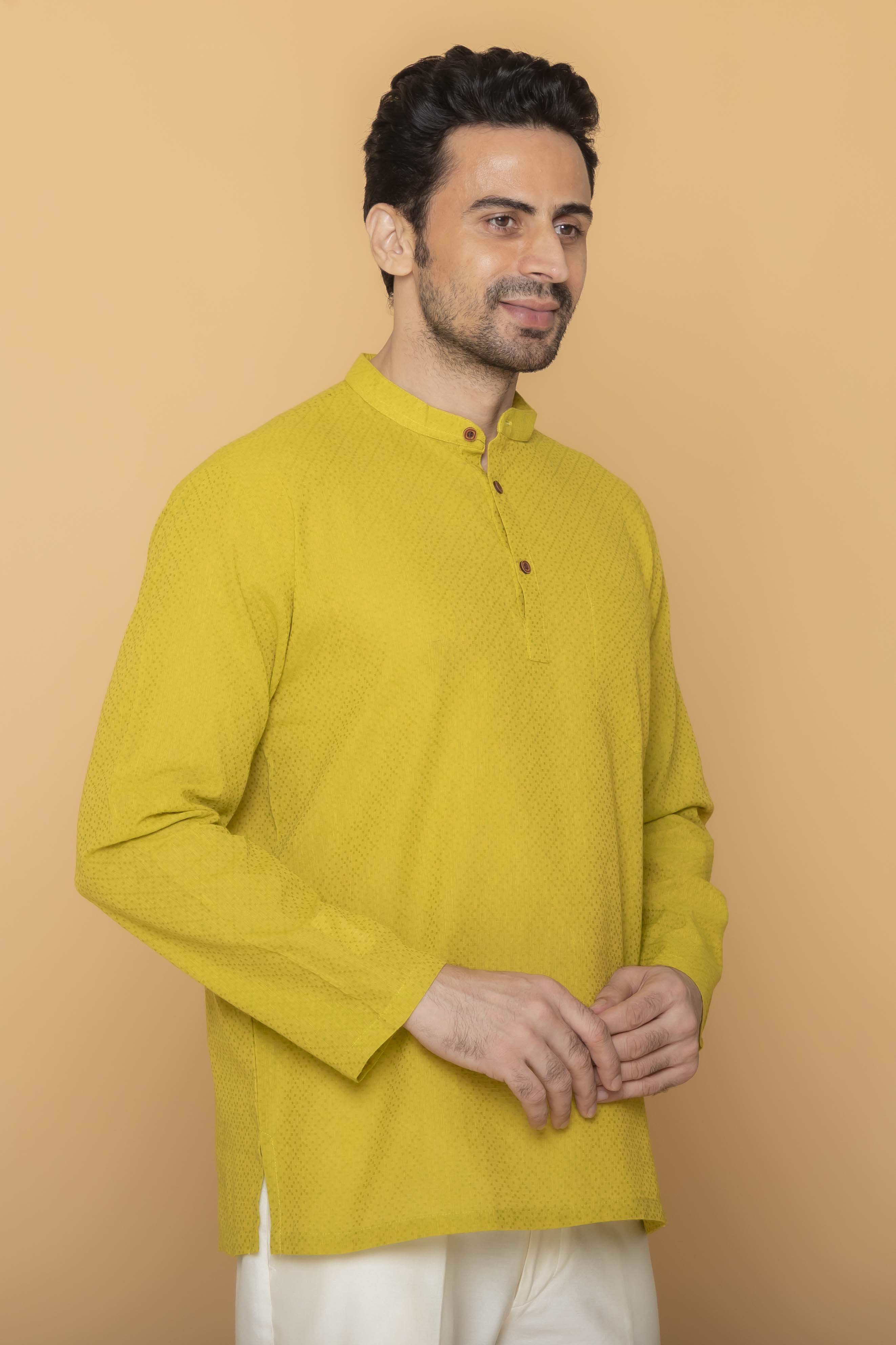 MLS SHORT KURTA FULL SLEEVES