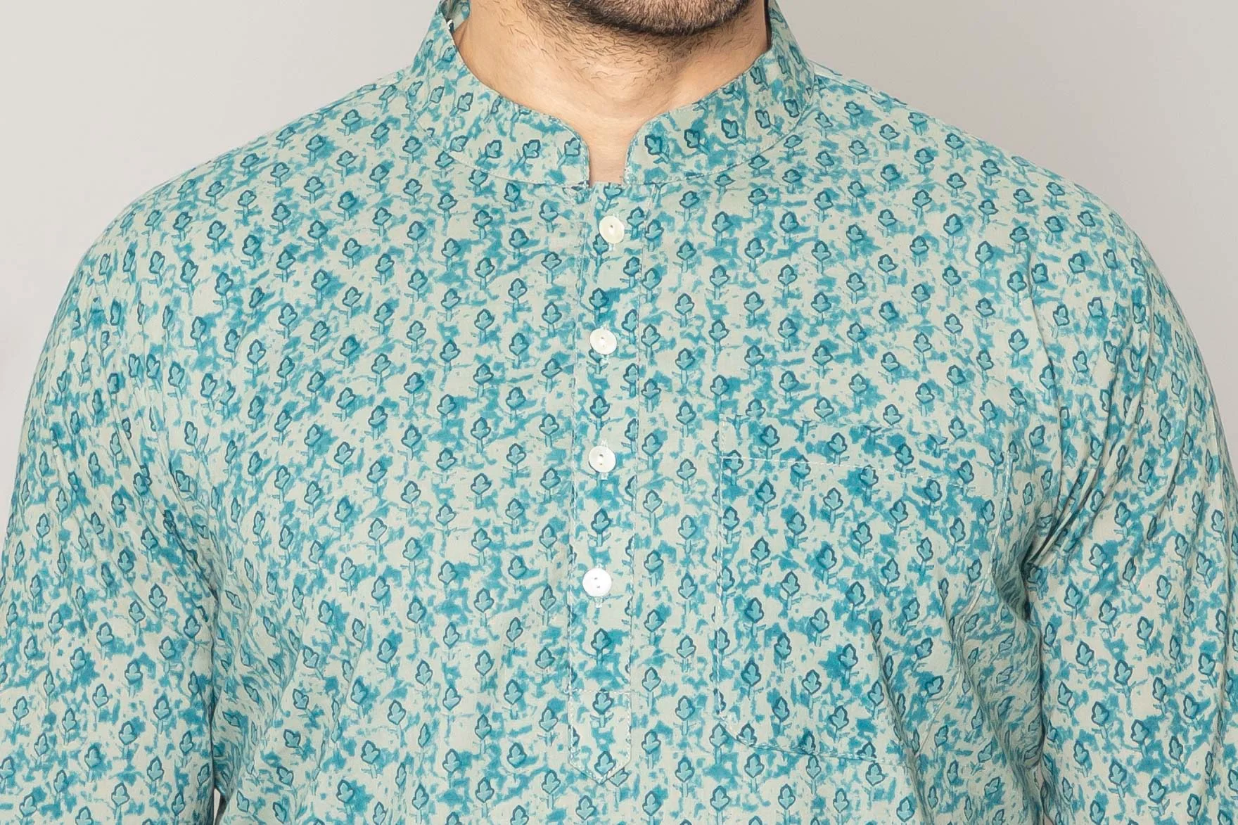 MLS SHORT KURTA FULL SLEEVES