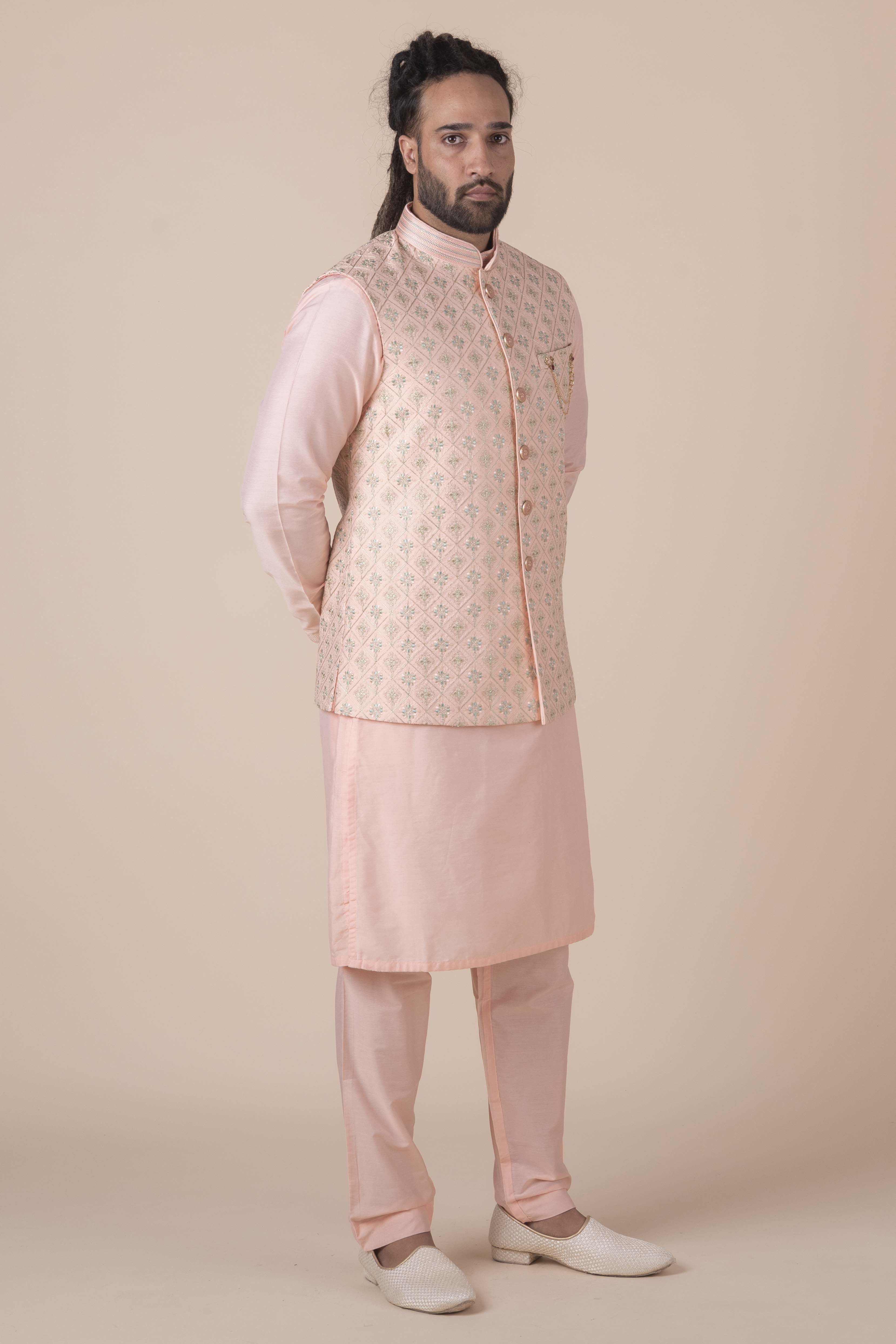 MLS KURTA JAWAHAR SET