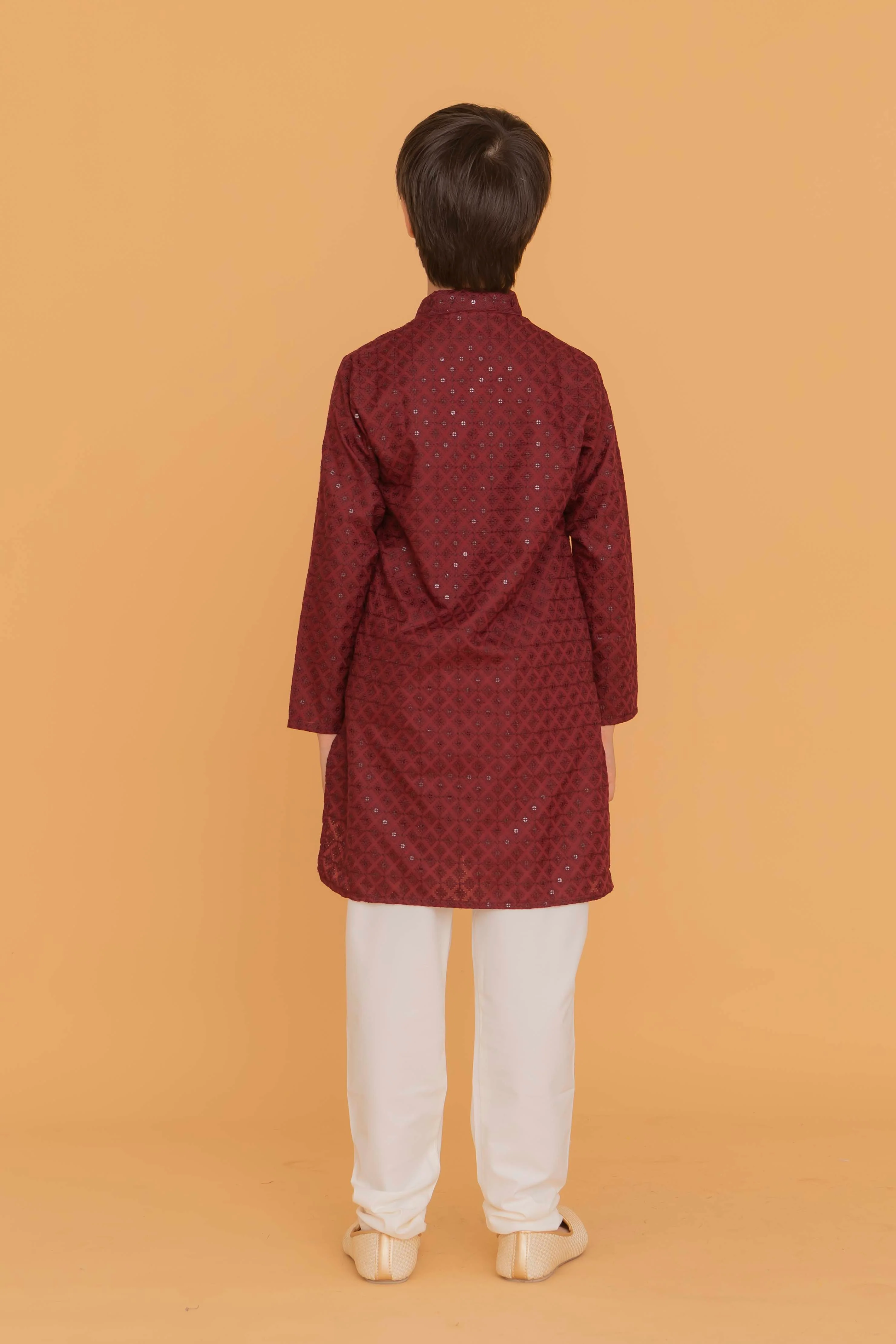 MLS KIDS CHIKANKARI KURTA PAJAMA