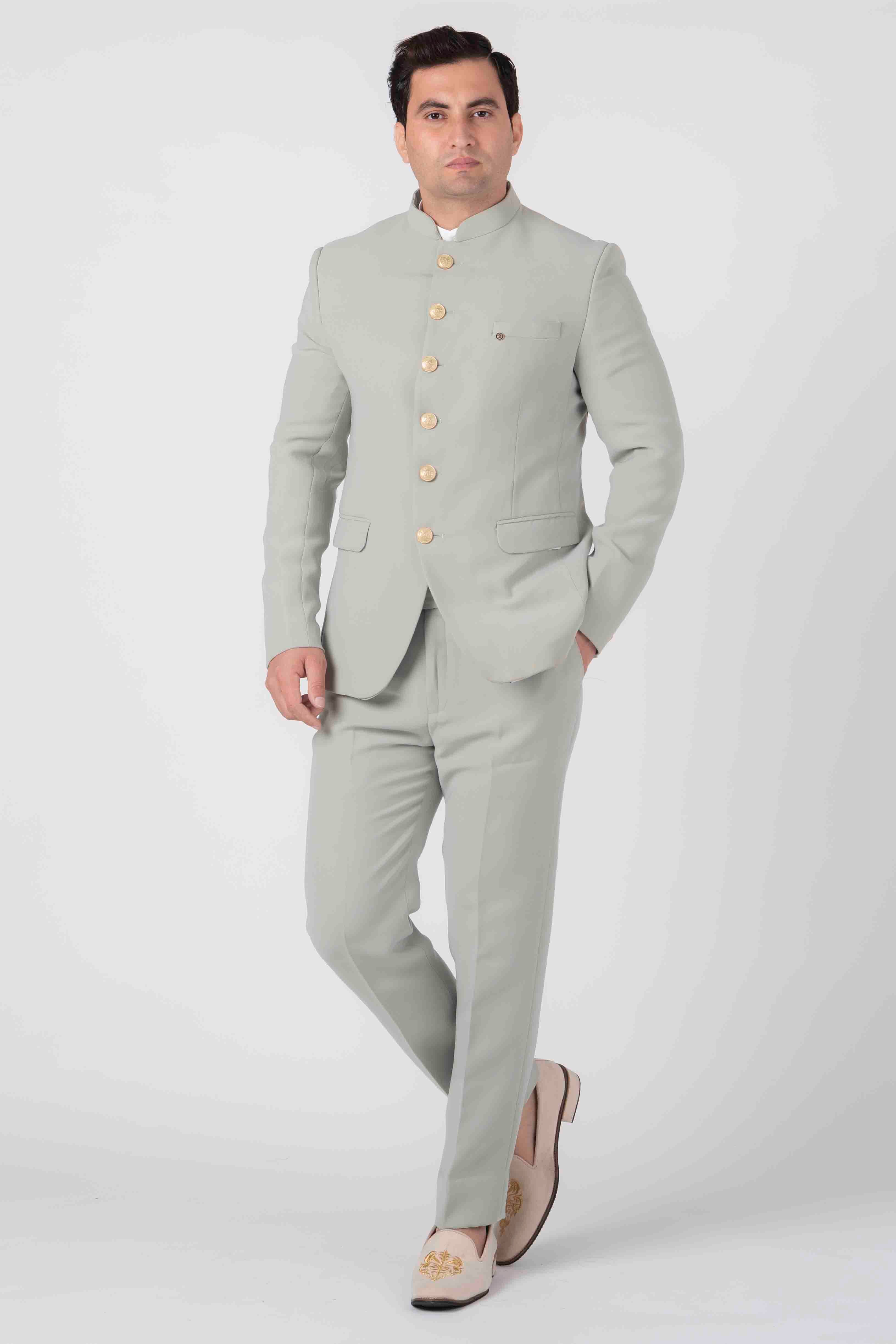 MLS PLAIN JODHPURI SUIT