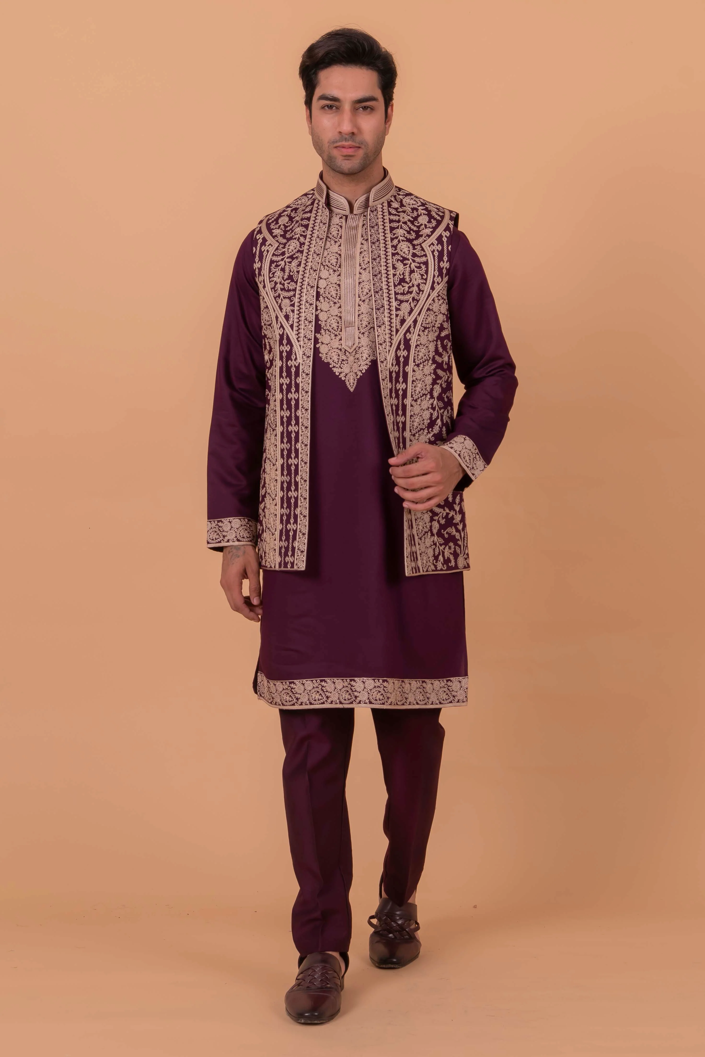 MLS KURTA JAWAHAR SET