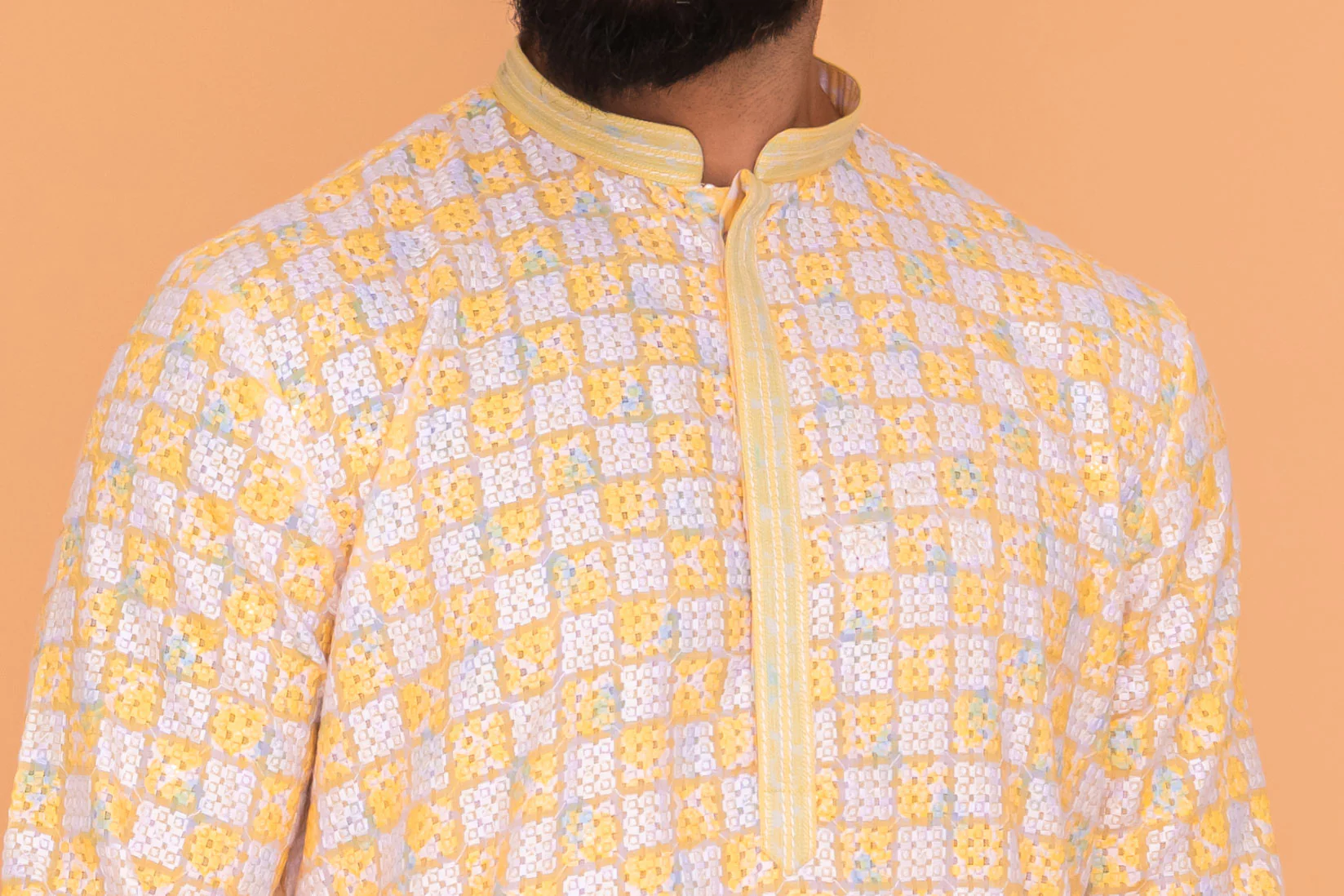 MLS CHIKANKARI KURTA PAJAMA