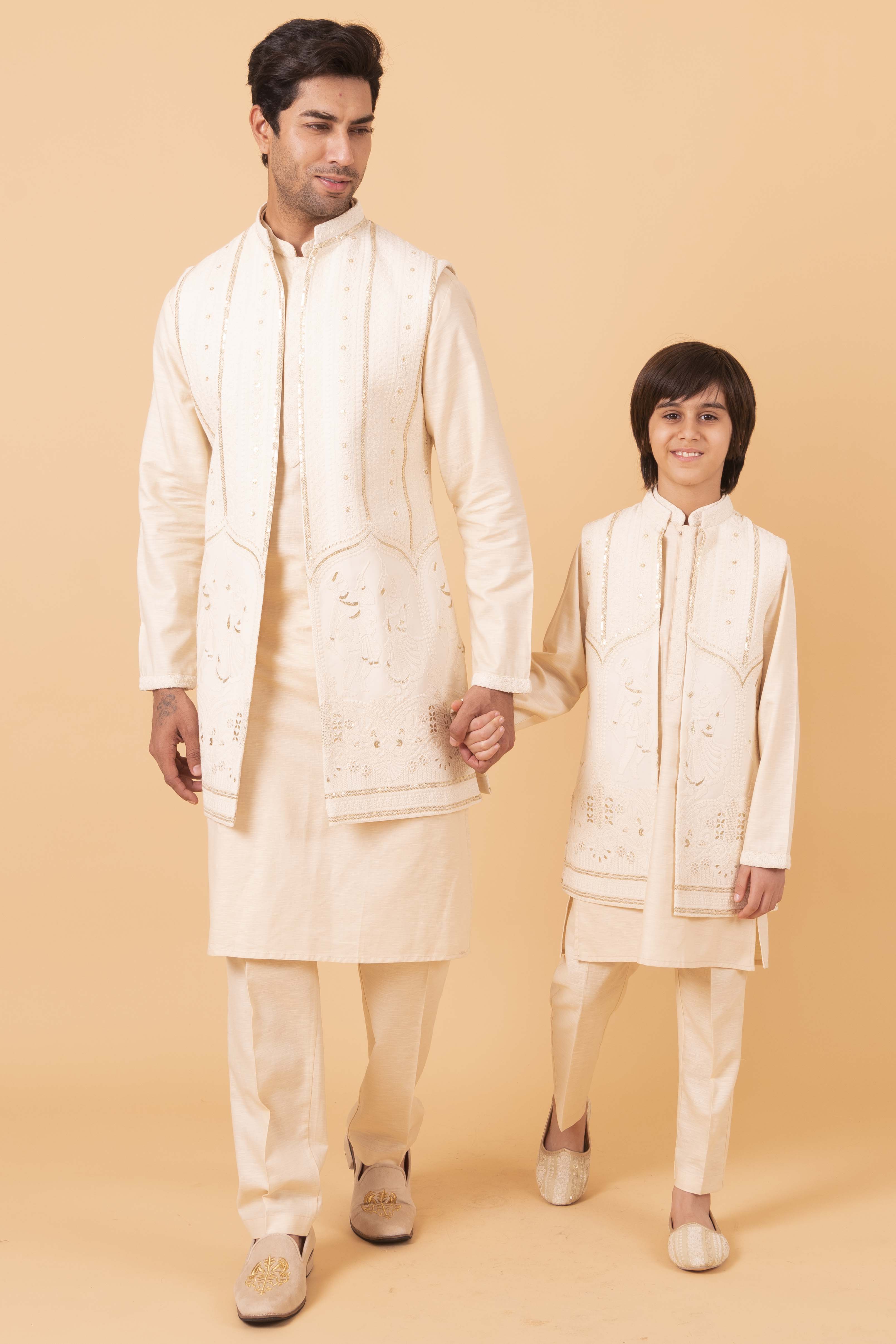 MLS KIDS KURTA JAWAHAR SET