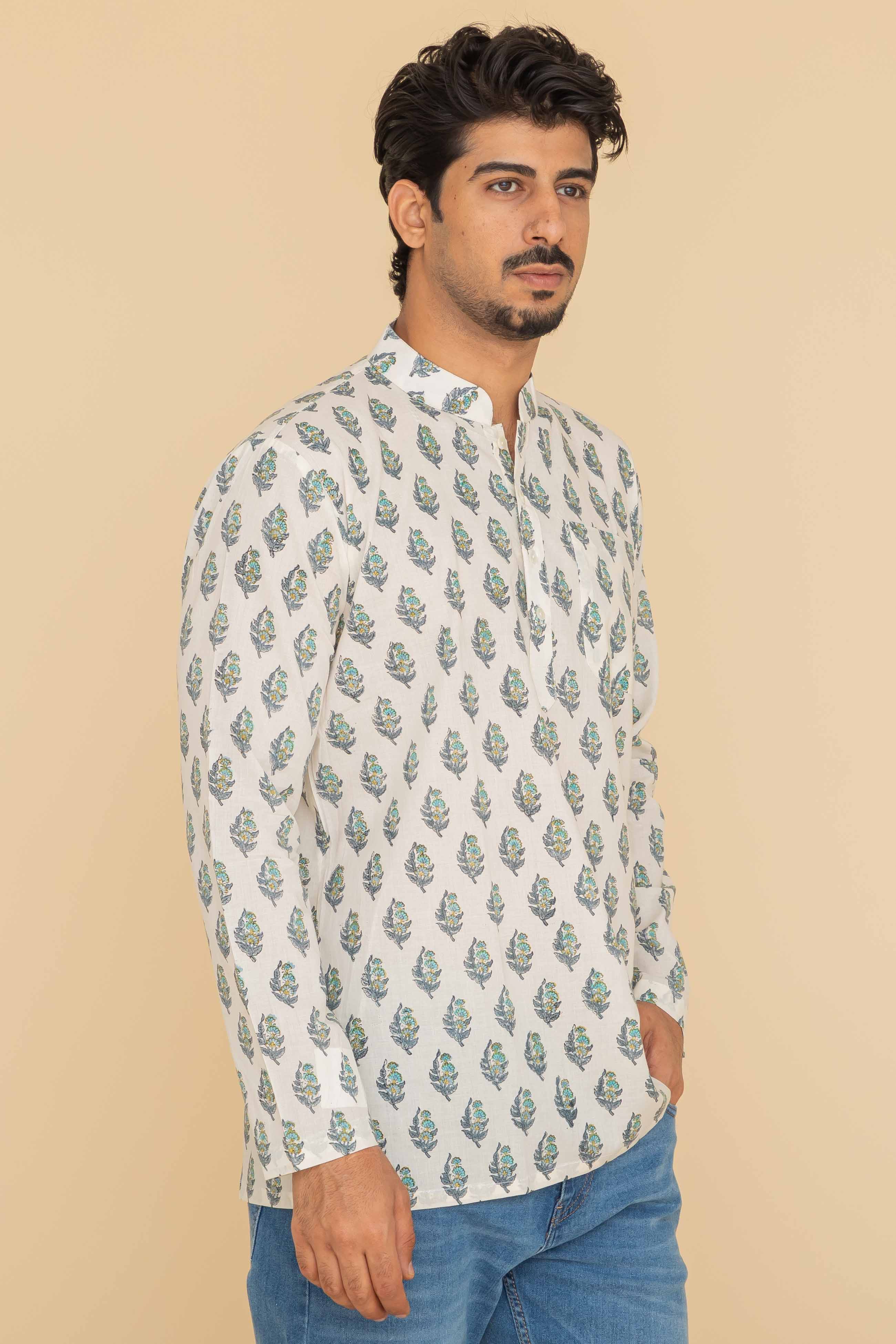 MLS SHORT KURTA FULL SLEEVES