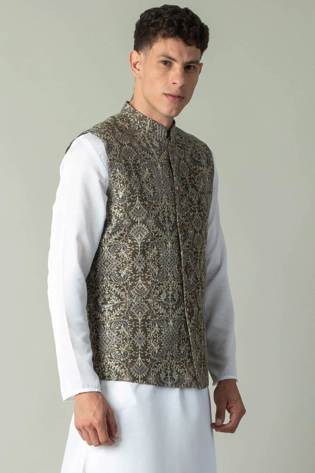 MLS EMBROIDERED JAWAHAR JACKET