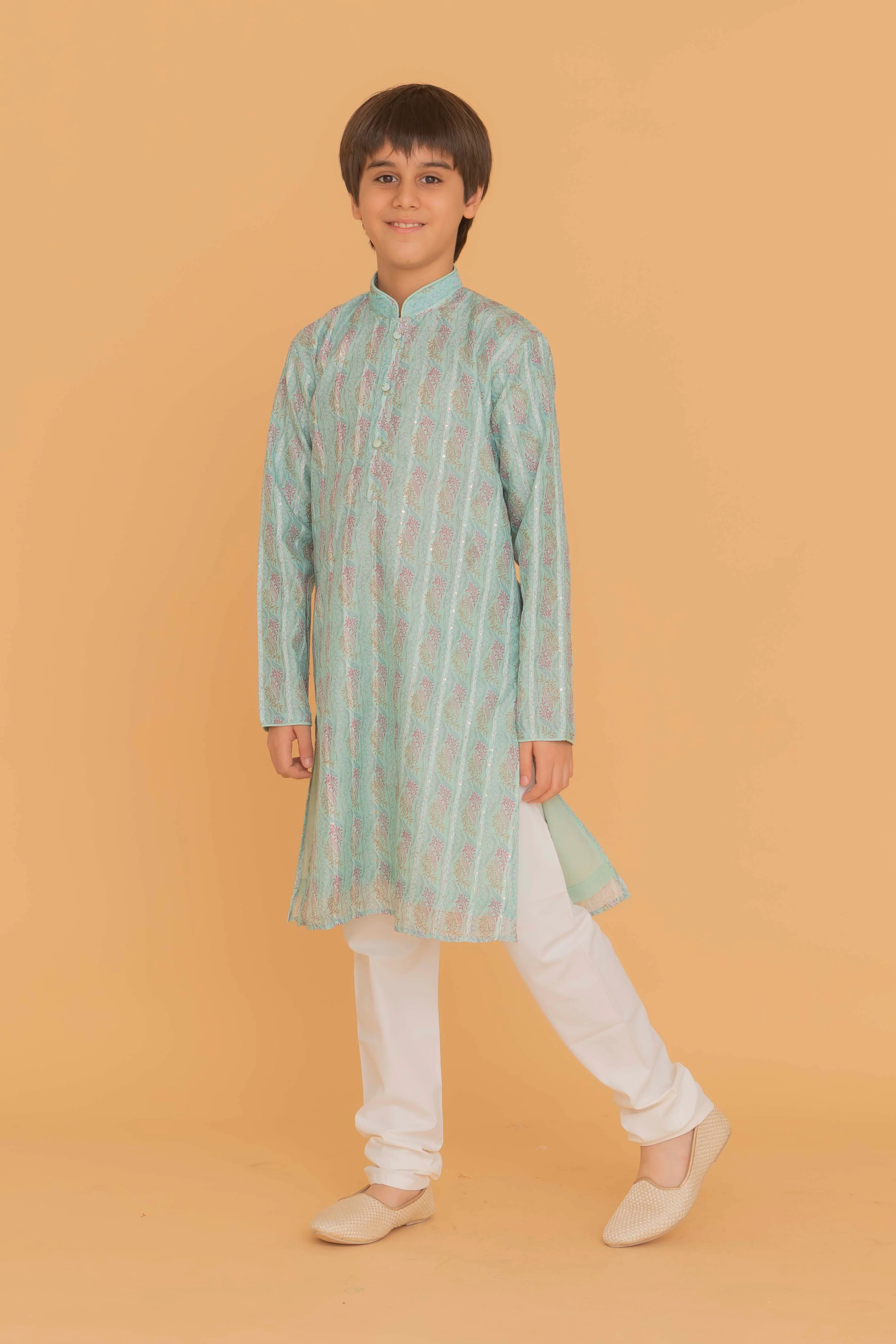 MLS KIDS EMBROIDERED KURTA PAJAMA