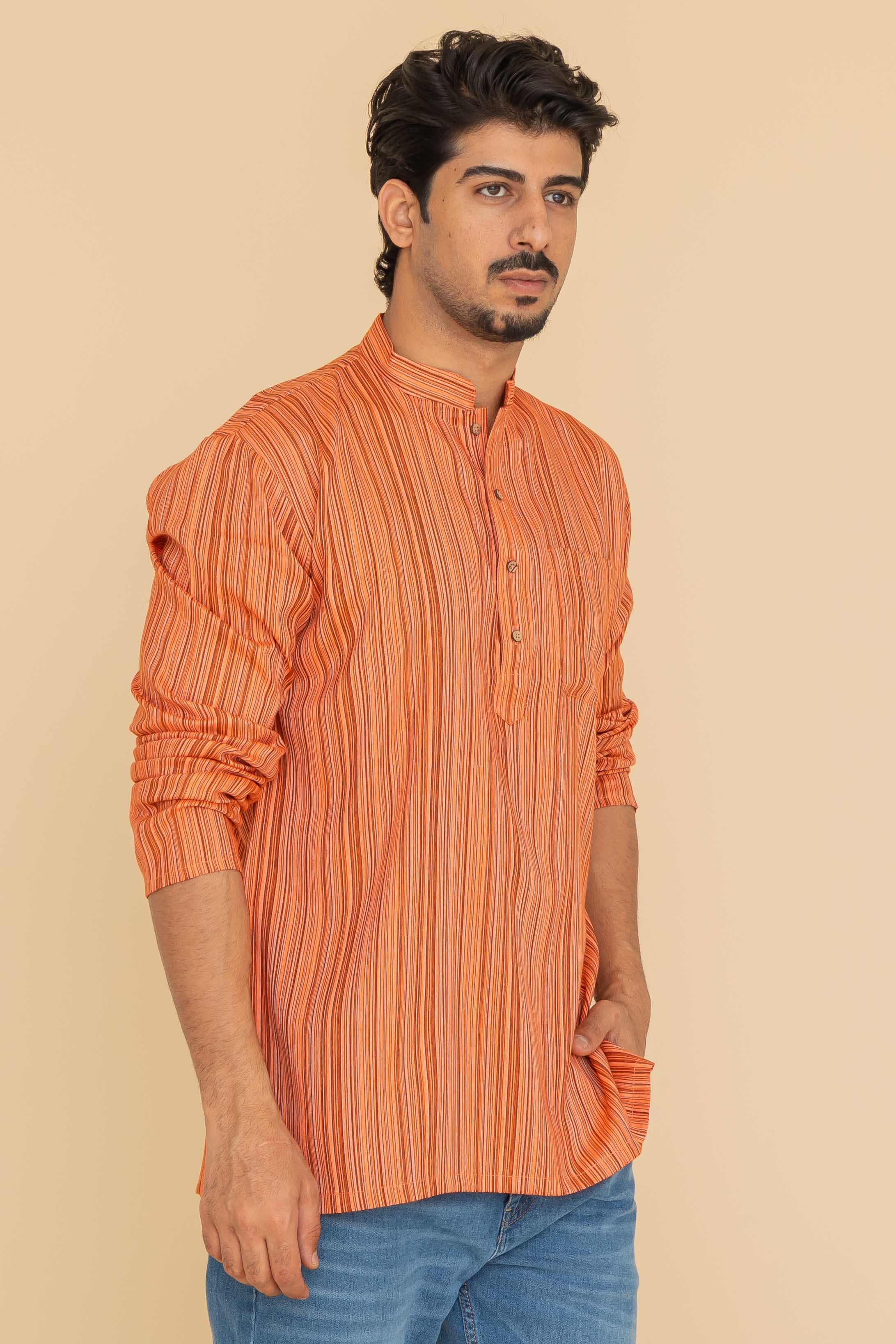MLS SHORT KURTA FULL SLEEVES