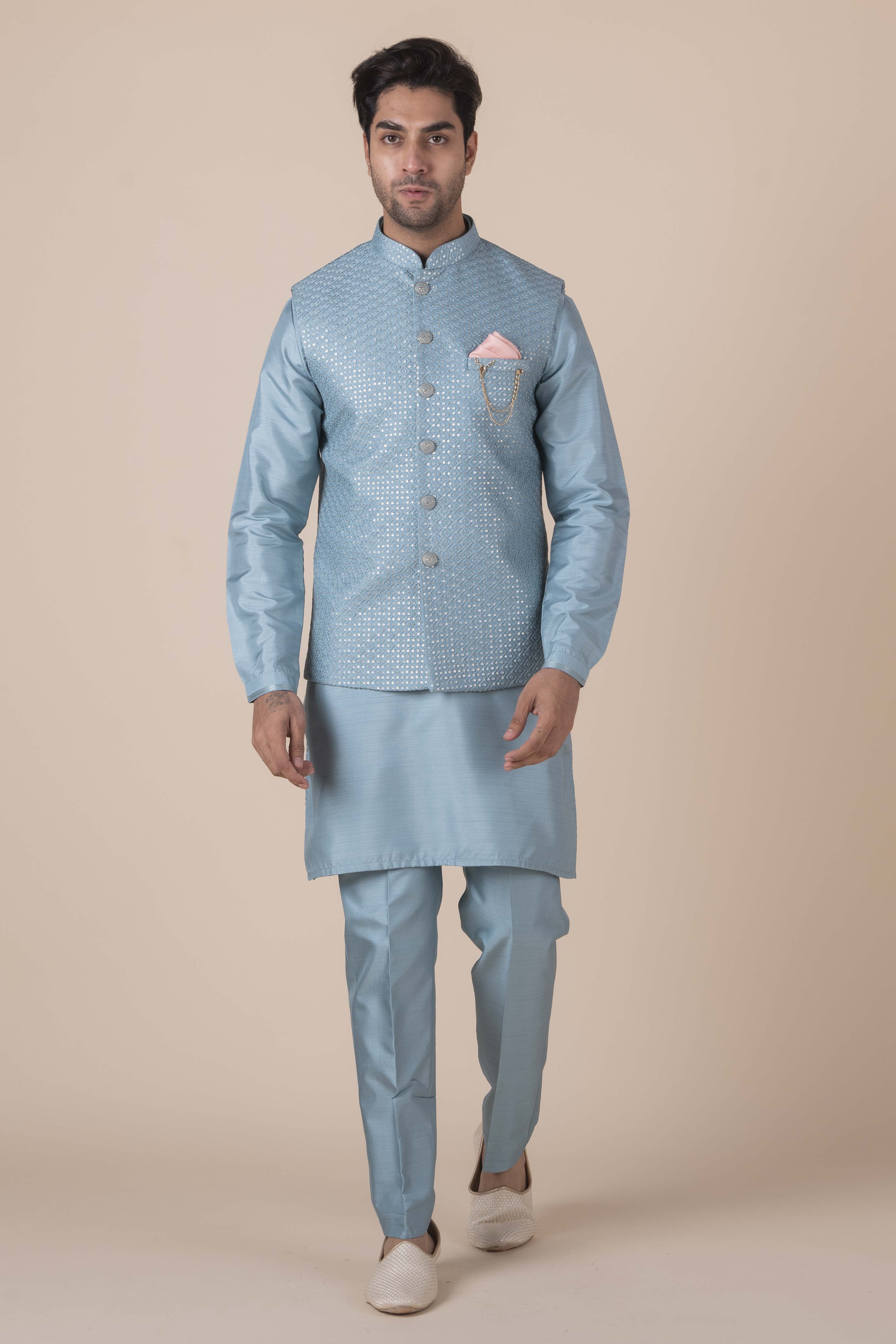 MLS KURTA JAWAHAR SET