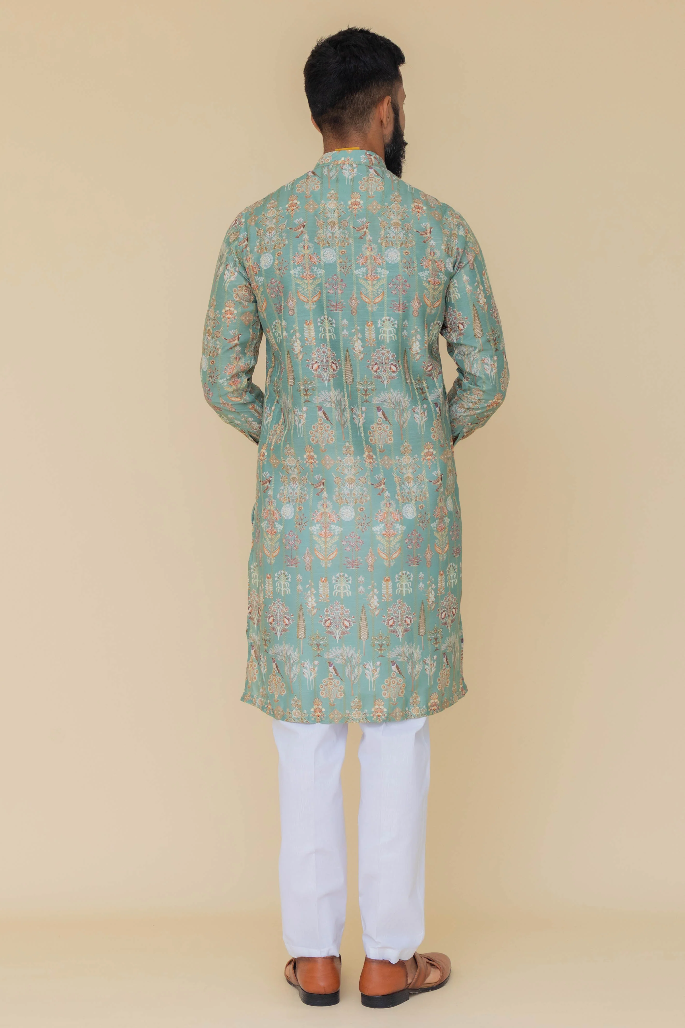 MLS PRINTED KURTA PAJAMA