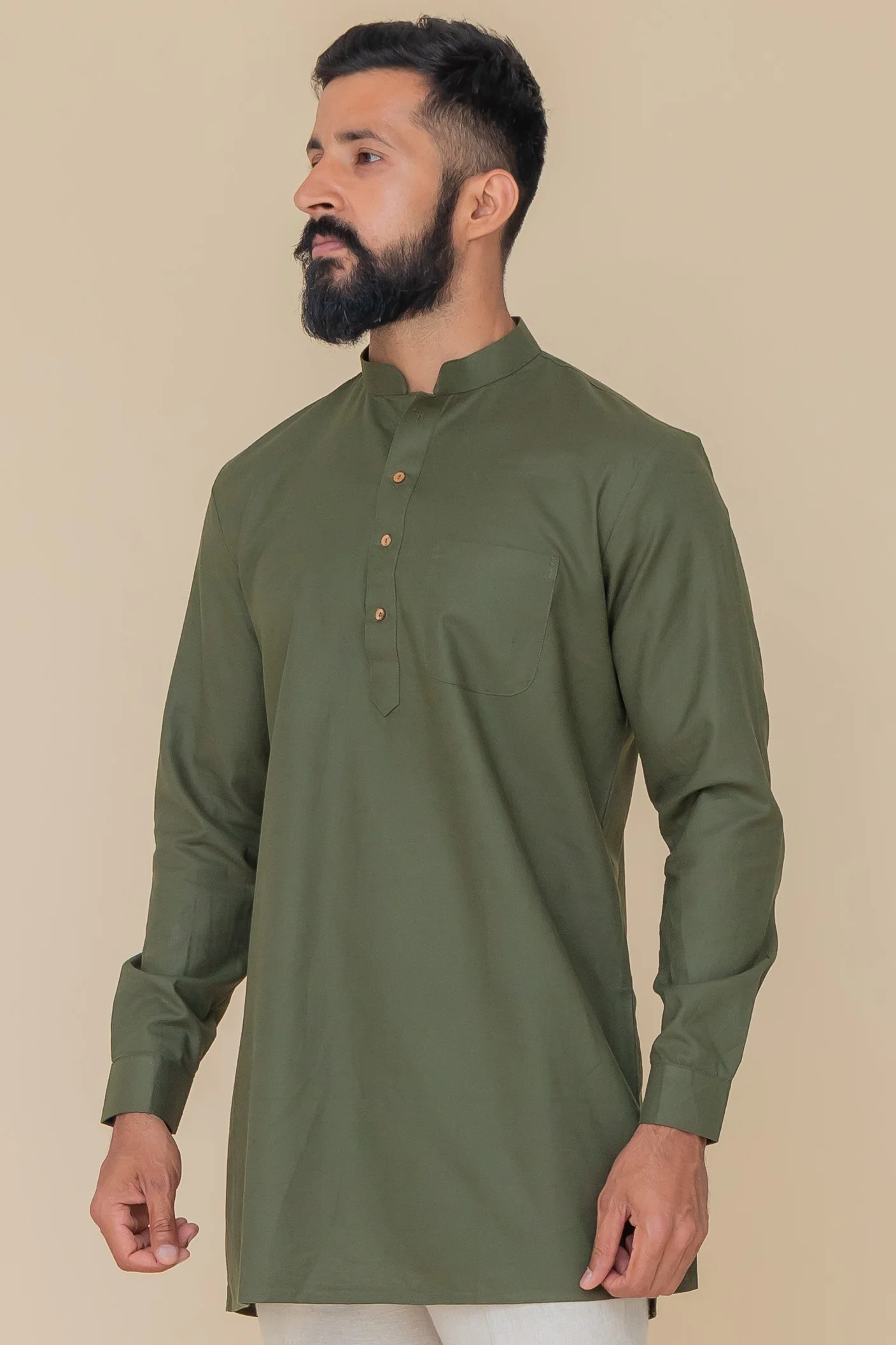 MLS COTTON KURTA ( MID LENGTH)