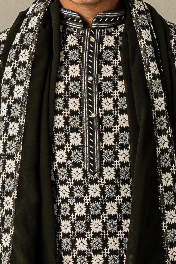 MLS KIDS CHIKANKARI KURTA PAJAMA