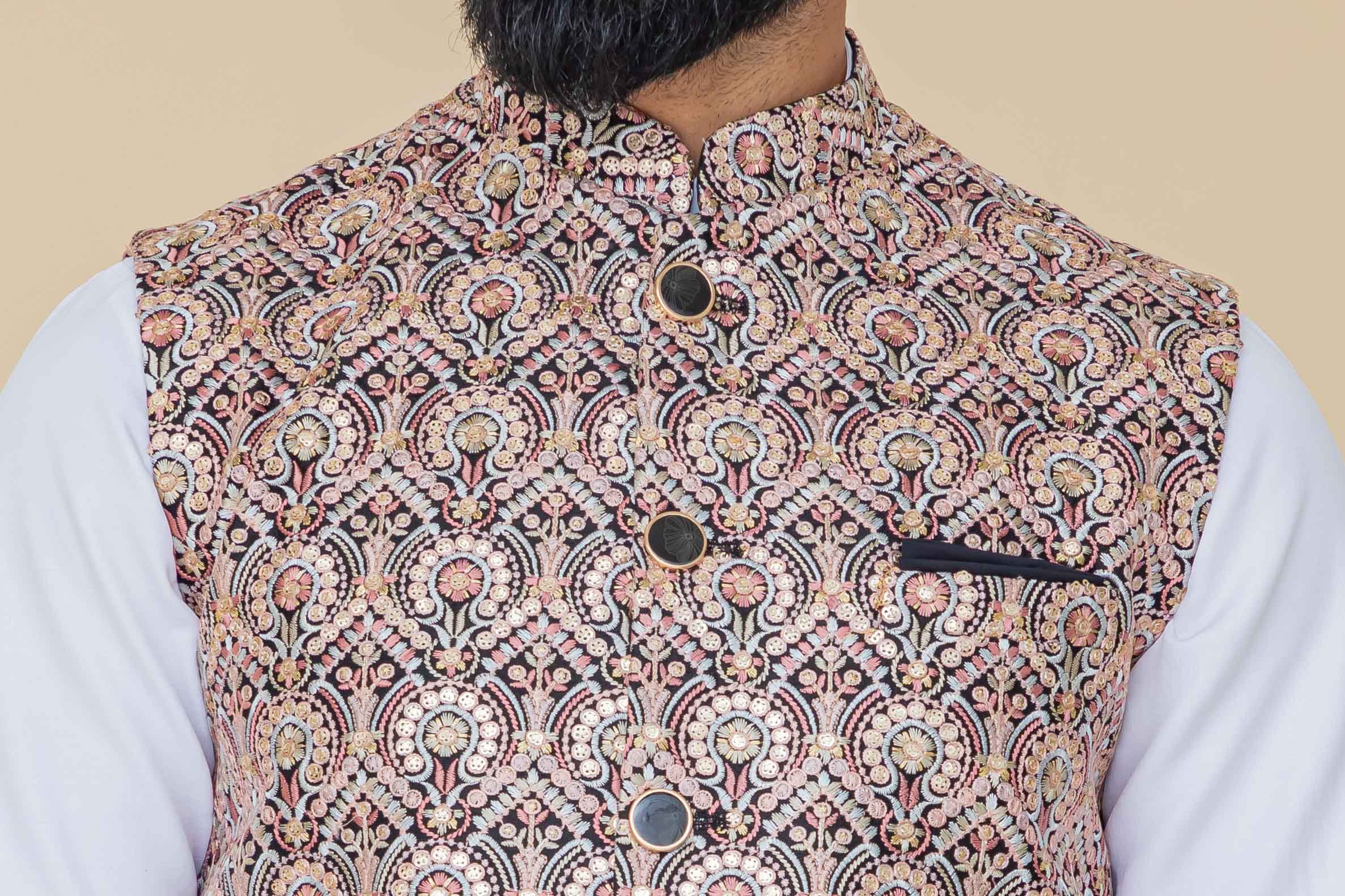 MLS EMROIDERED JAWAHAR JACKET