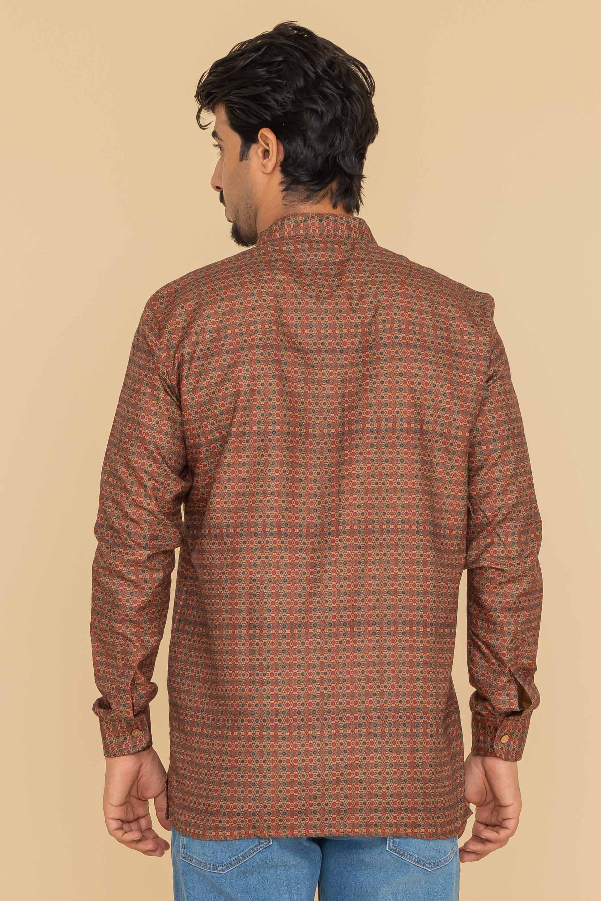MLS SHORT KURTA FULL SLEEVES