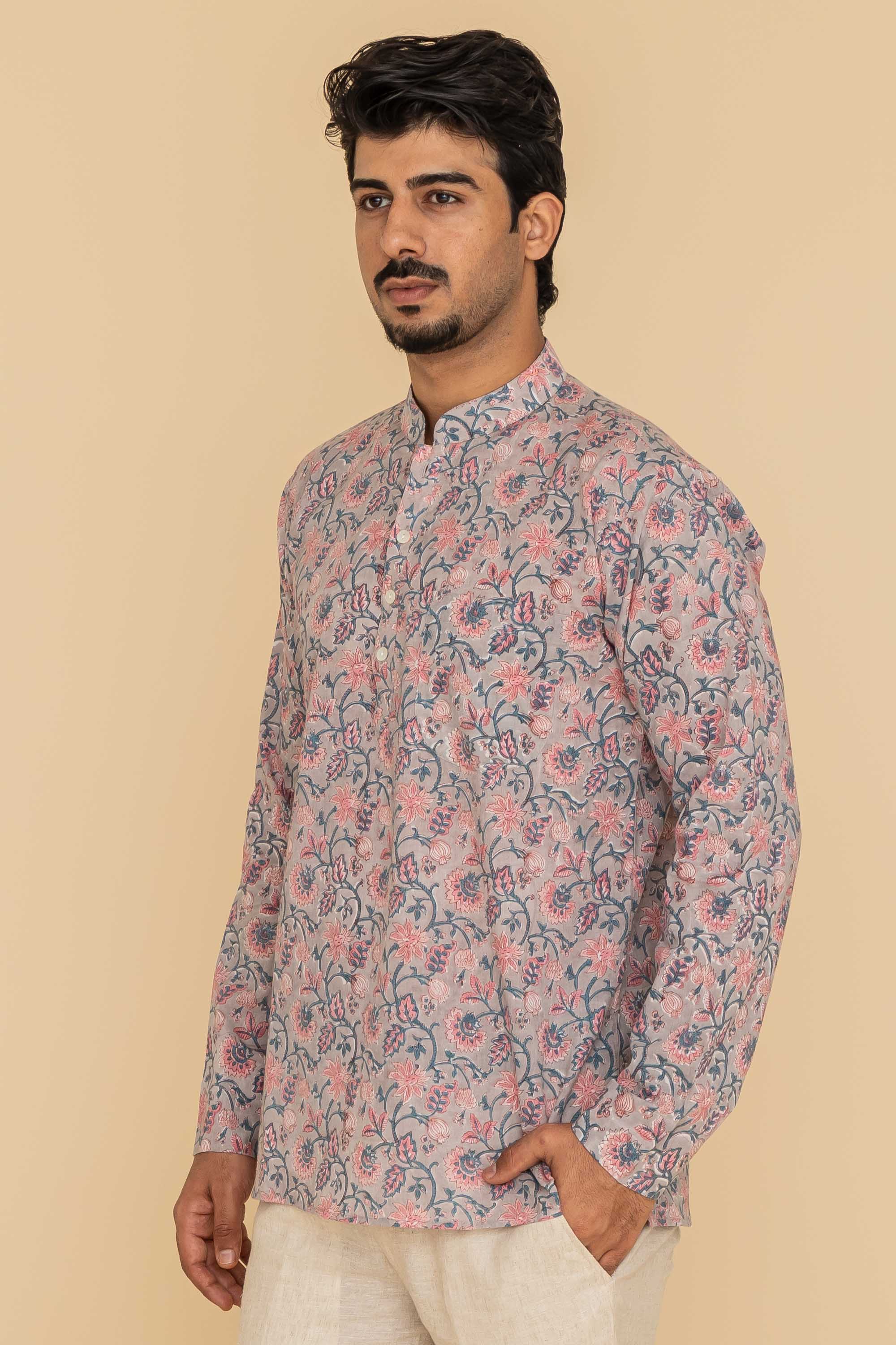 MLS SHORT KURTA  FULL SLEEVES