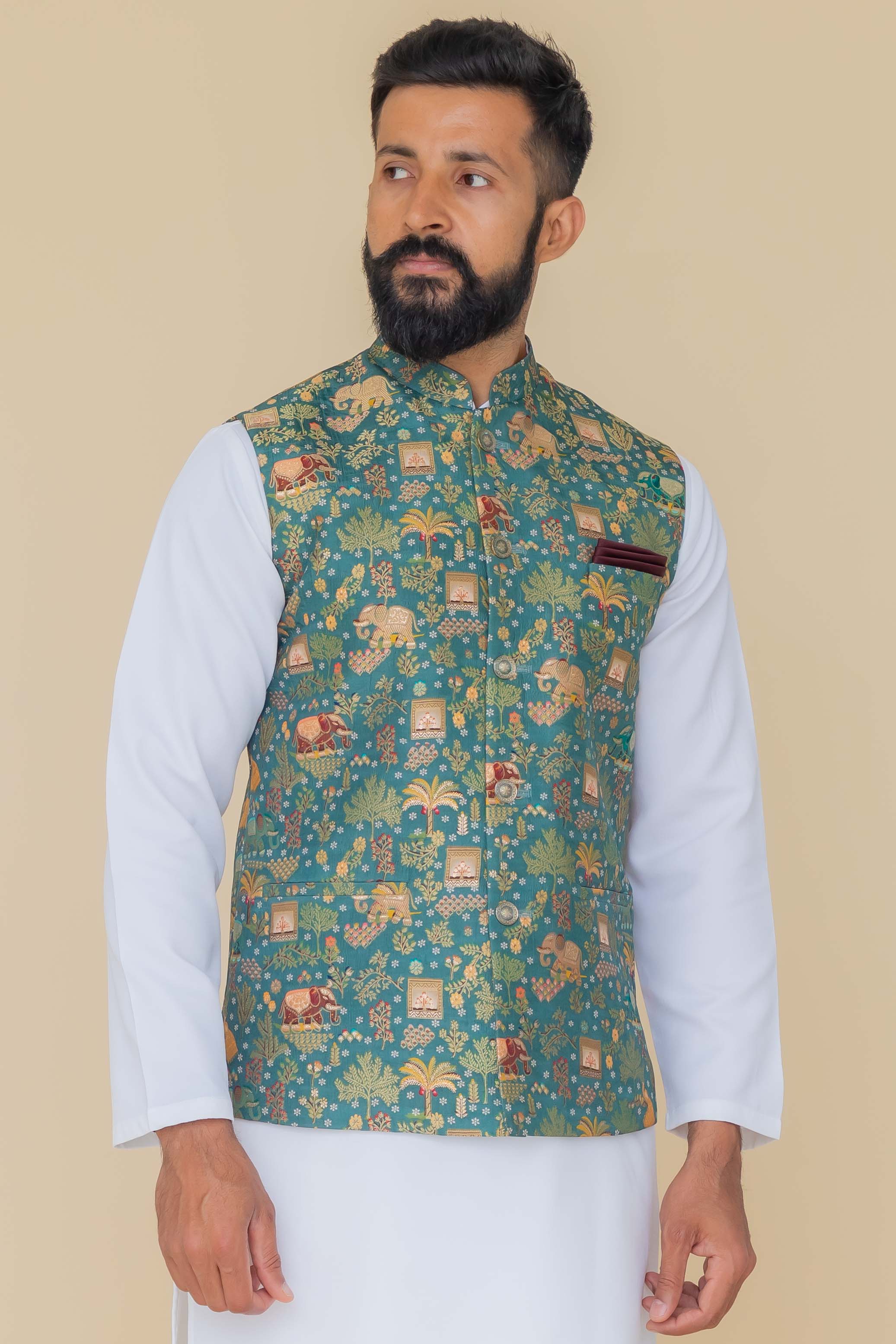 MLS PRINTED JAWAHAR JACKET