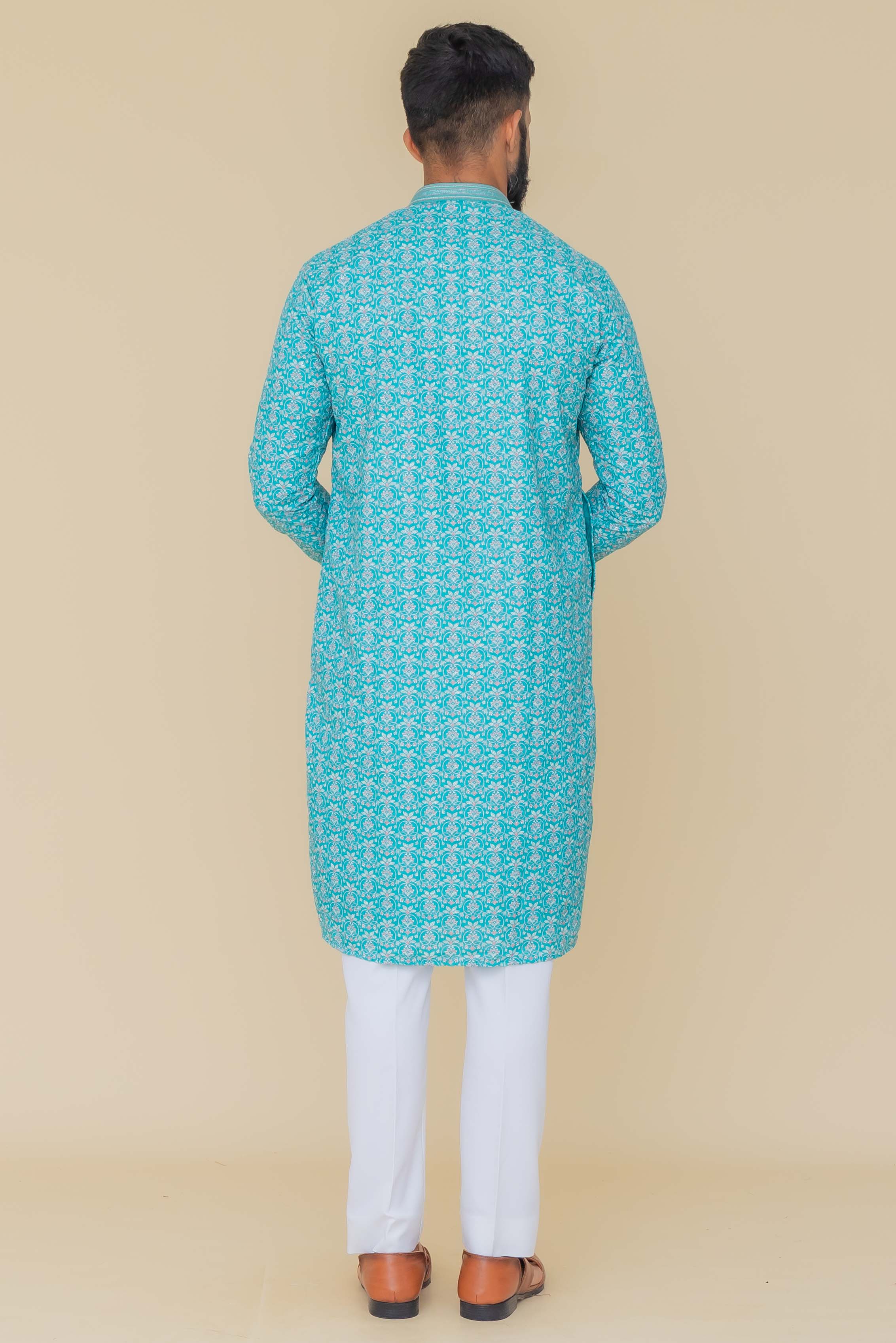 MLS PRINTED KURTA PAJAMA