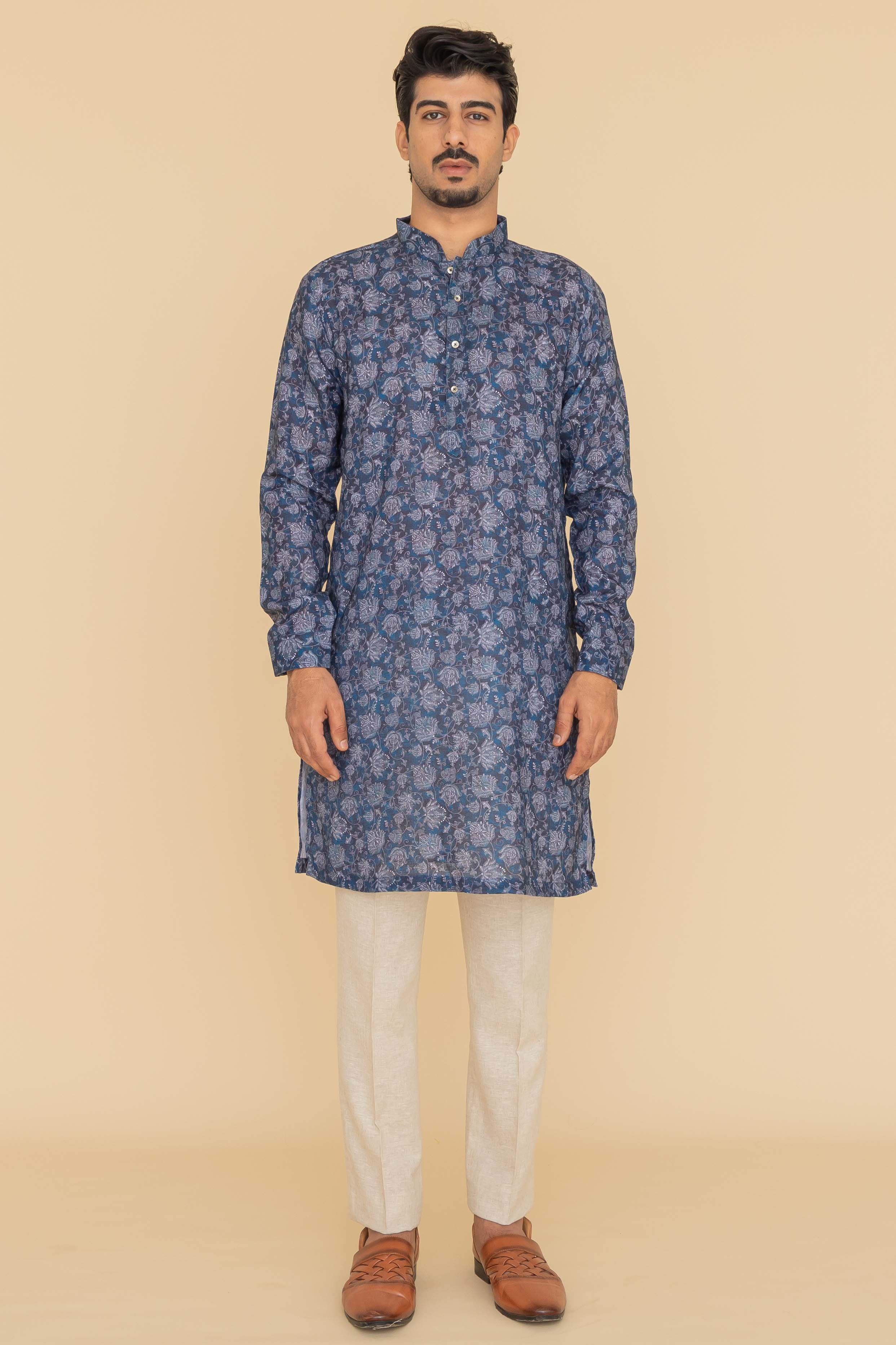 MLS PRINTED KURTA PAJAMA