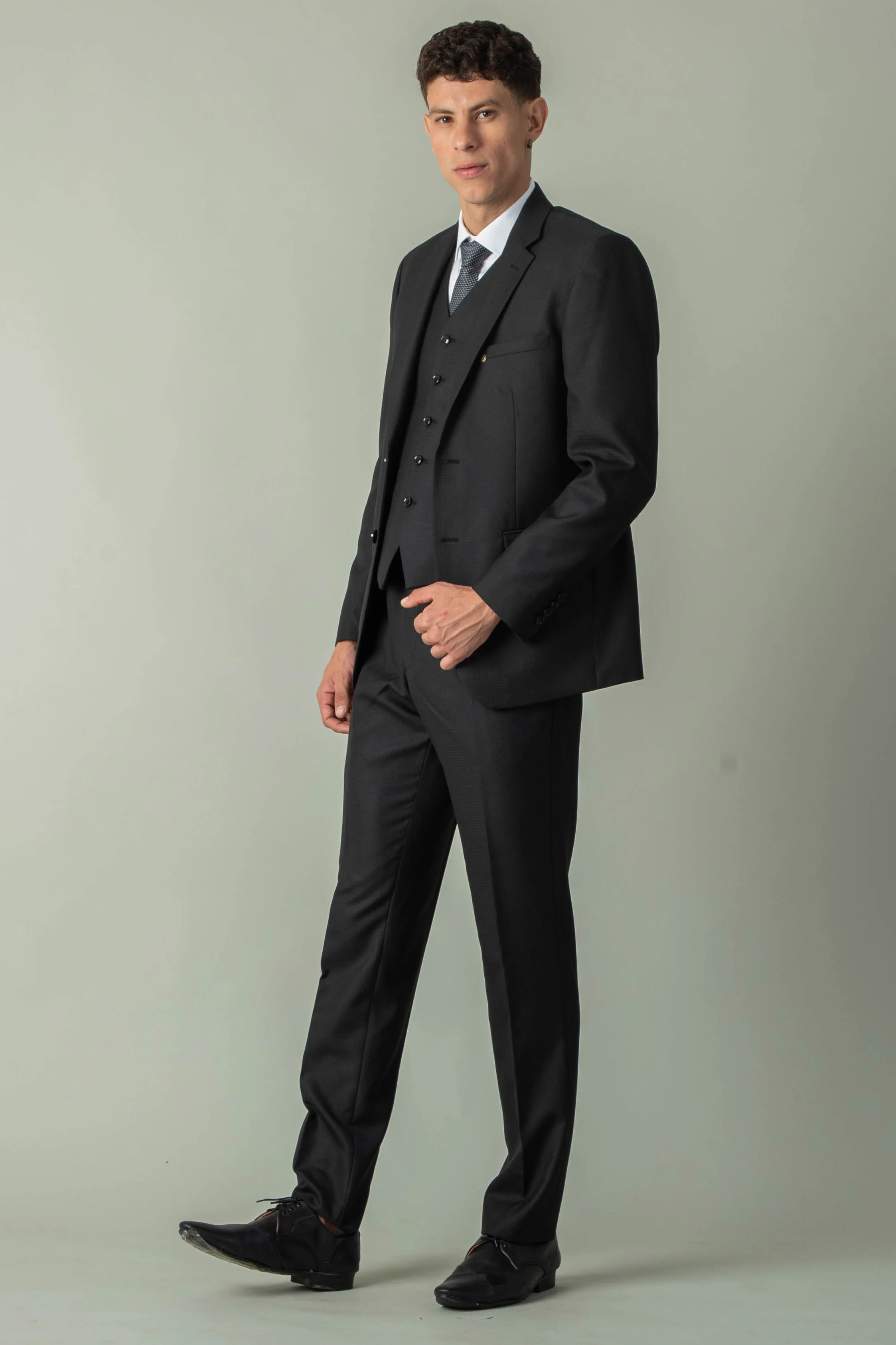 MLS BUSINESS PLAIN SUIT 3PCS