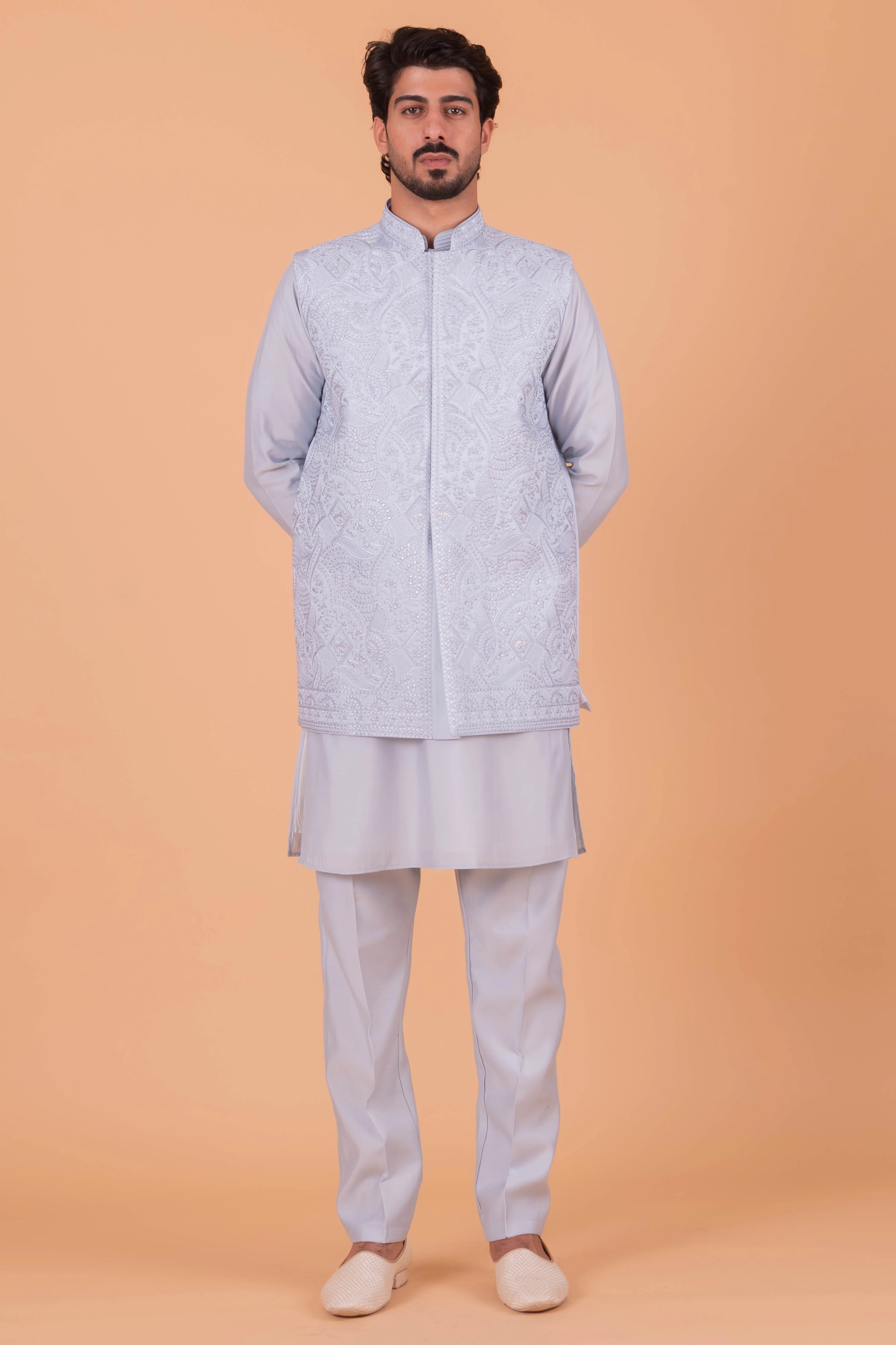 MLS KURTA JAWAHAR SET